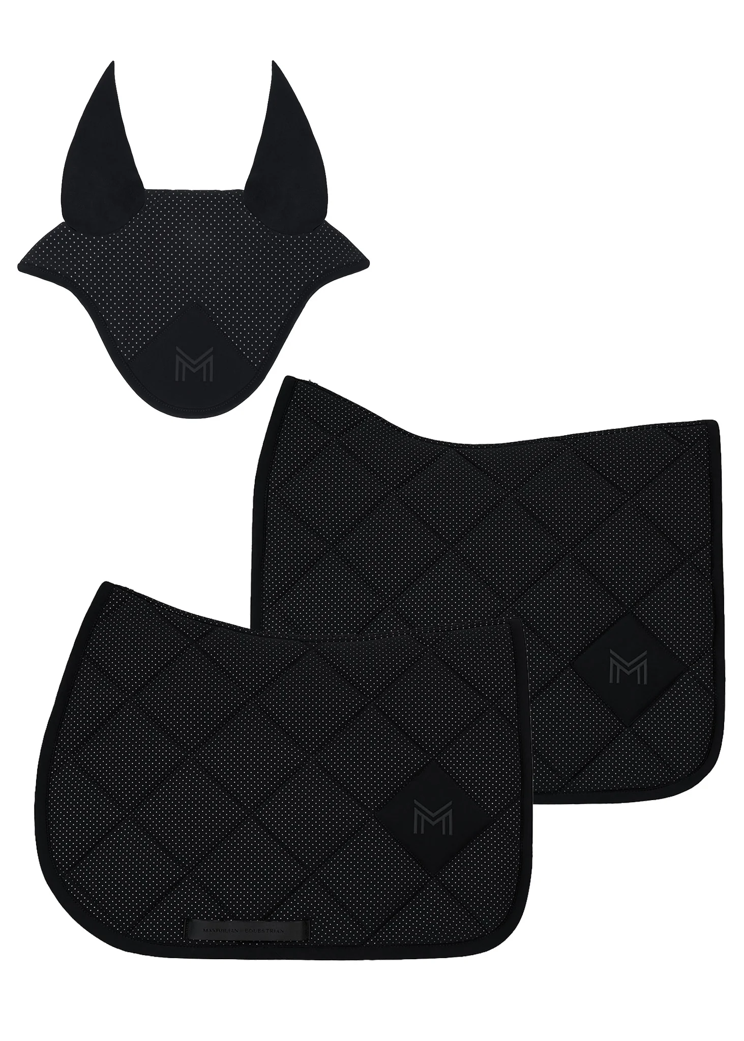 Aeris Dressage Saddle Pad (Black) - Image 8