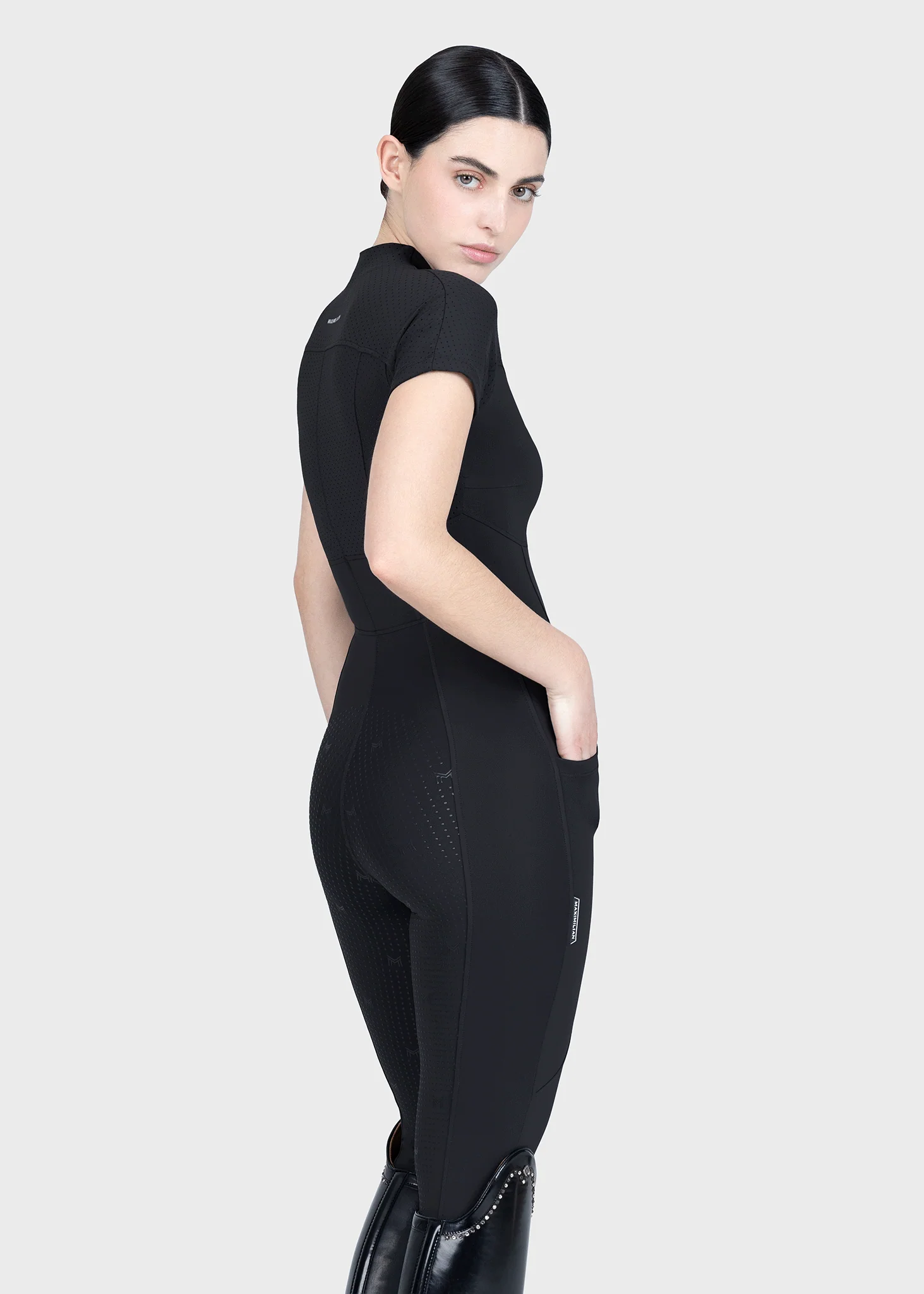 Air-Tech Riding Jumpsuit (Black) - Image 4