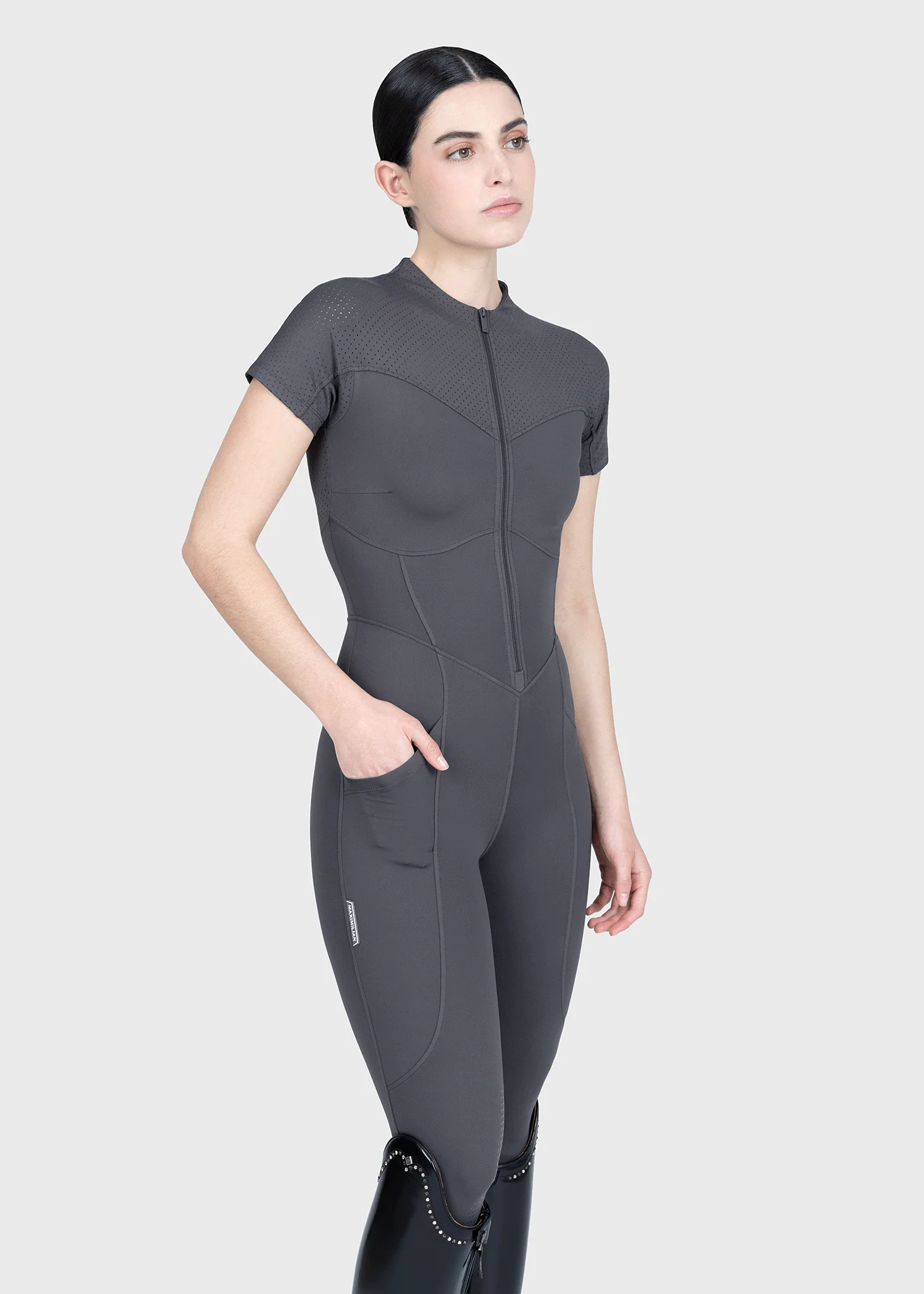 Air-Tech Riding Jumpsuit (Graphite) - Image 6
