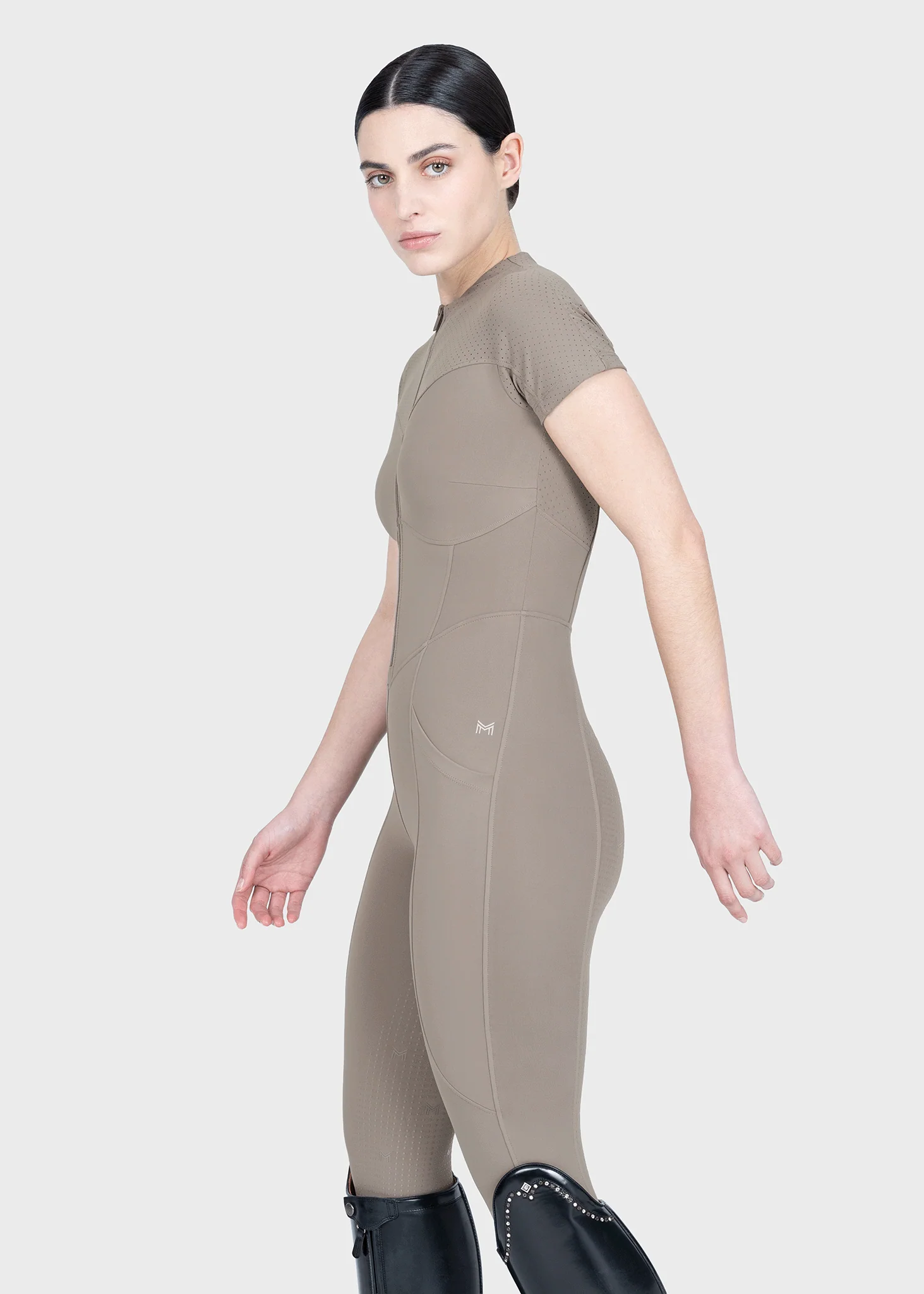 Air-Tech Riding Jumpsuit (Taupe) - Image 3