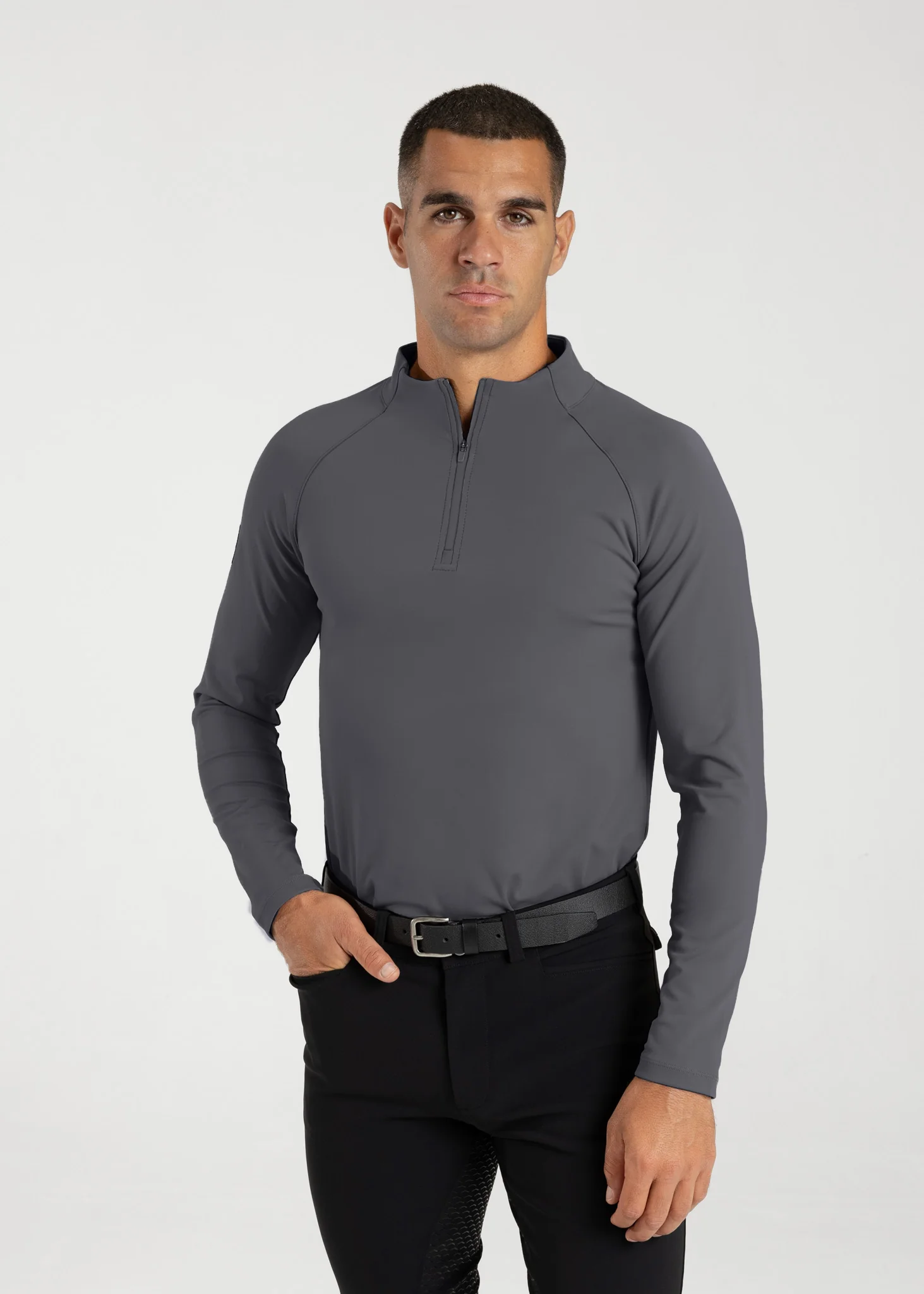 Code Long Sleeve Base Layer (Graphite) - Image 2