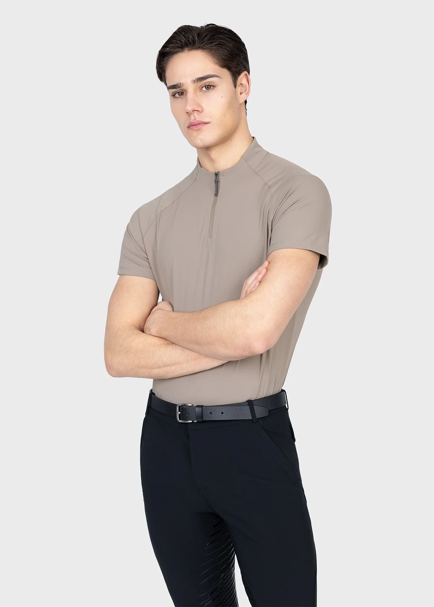 Code Short Sleeve Base Layer (Taupe) - Image 2