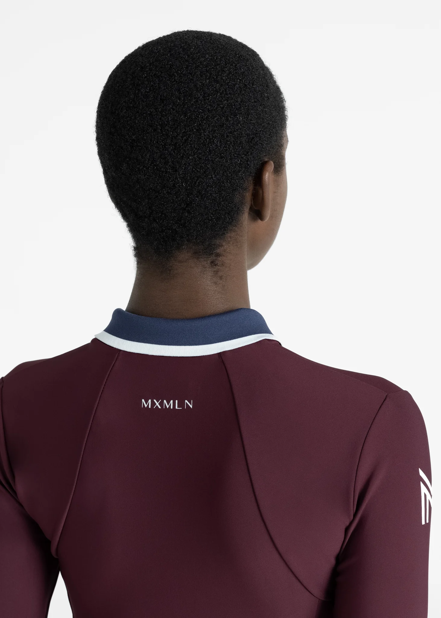 Concept Long Sleeve Polo Shirt (Burgundy) - Image 6