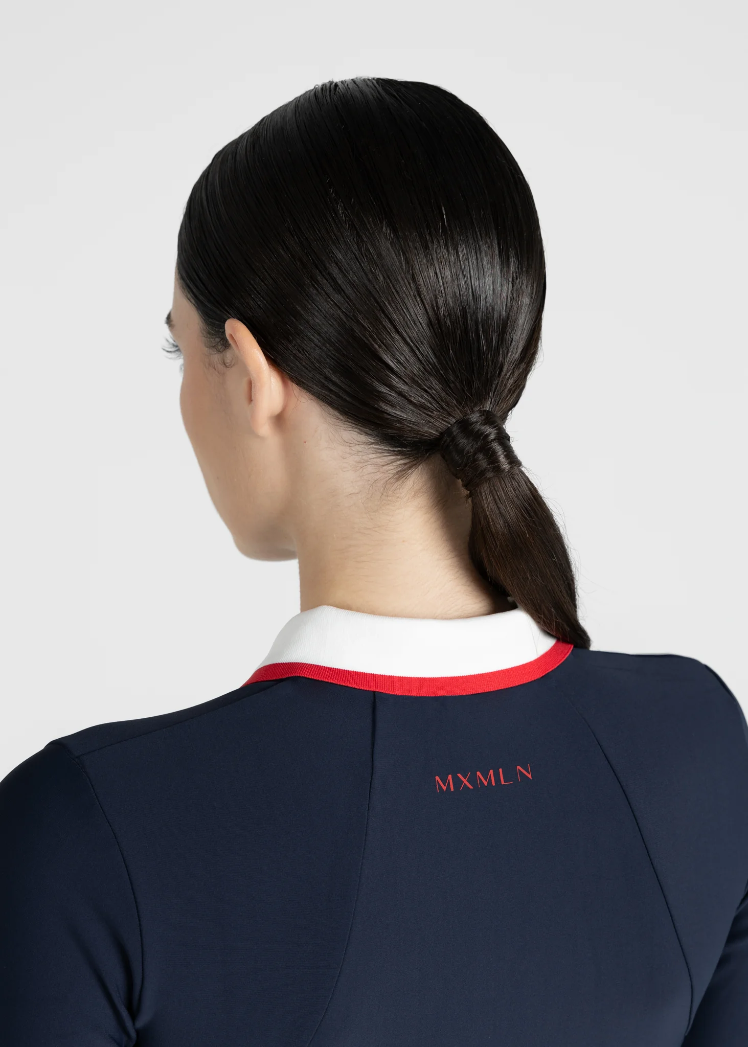Concept Long Sleeve Polo Shirt (Navy) - Image 7