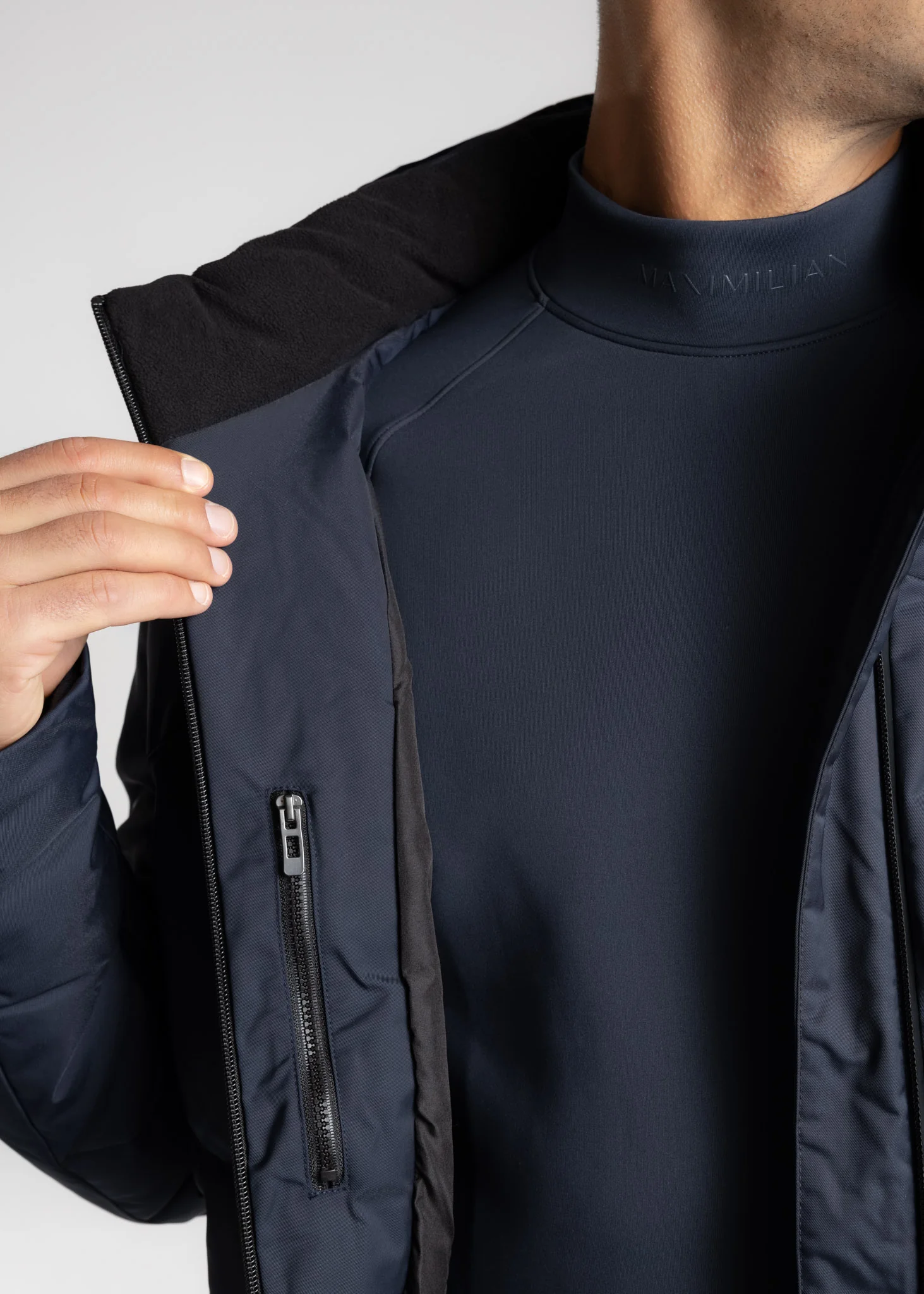 Elan Puffer Jacket (Navy) - Image 10