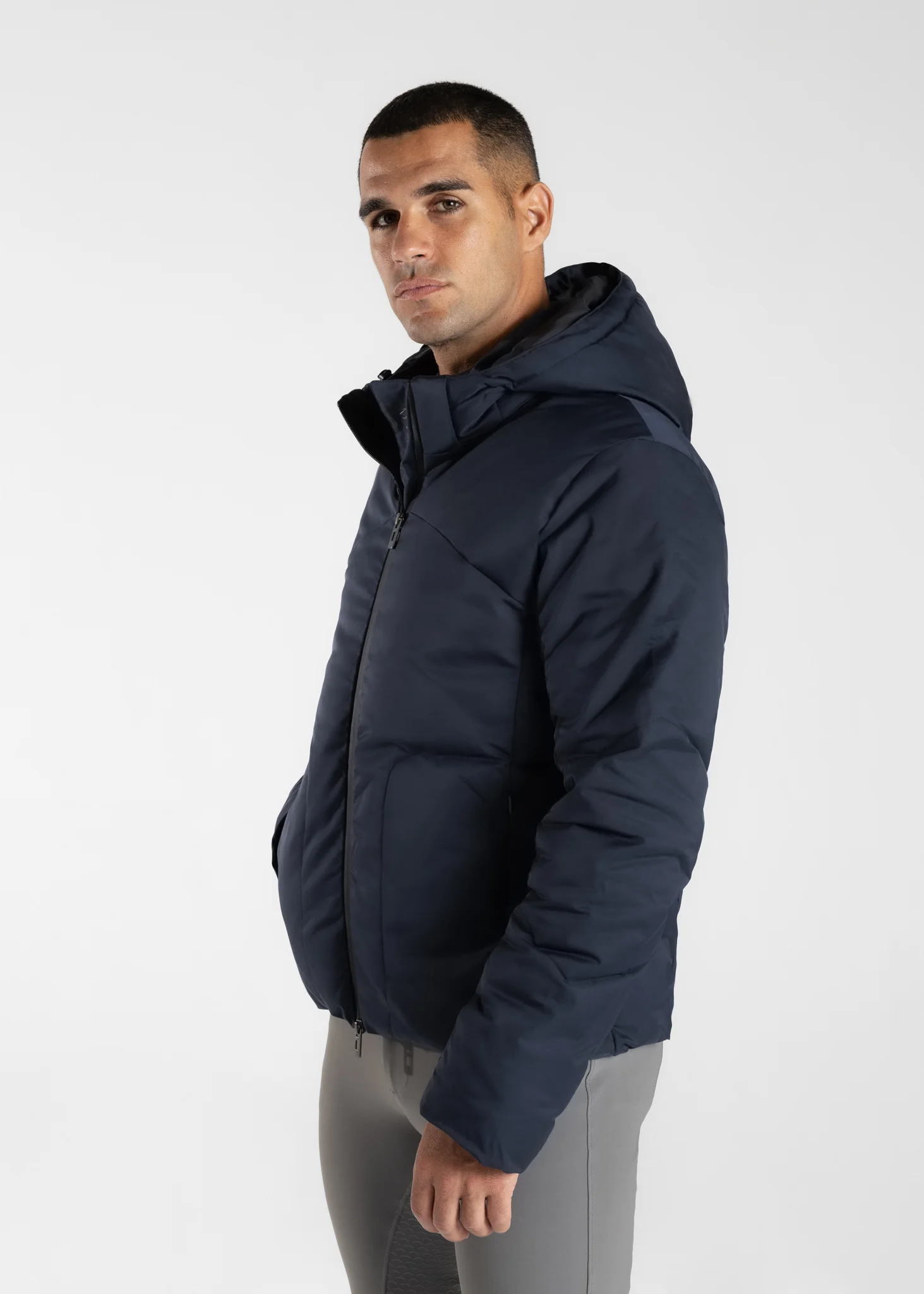 Elan Puffer Jacket (Navy) - Image 2