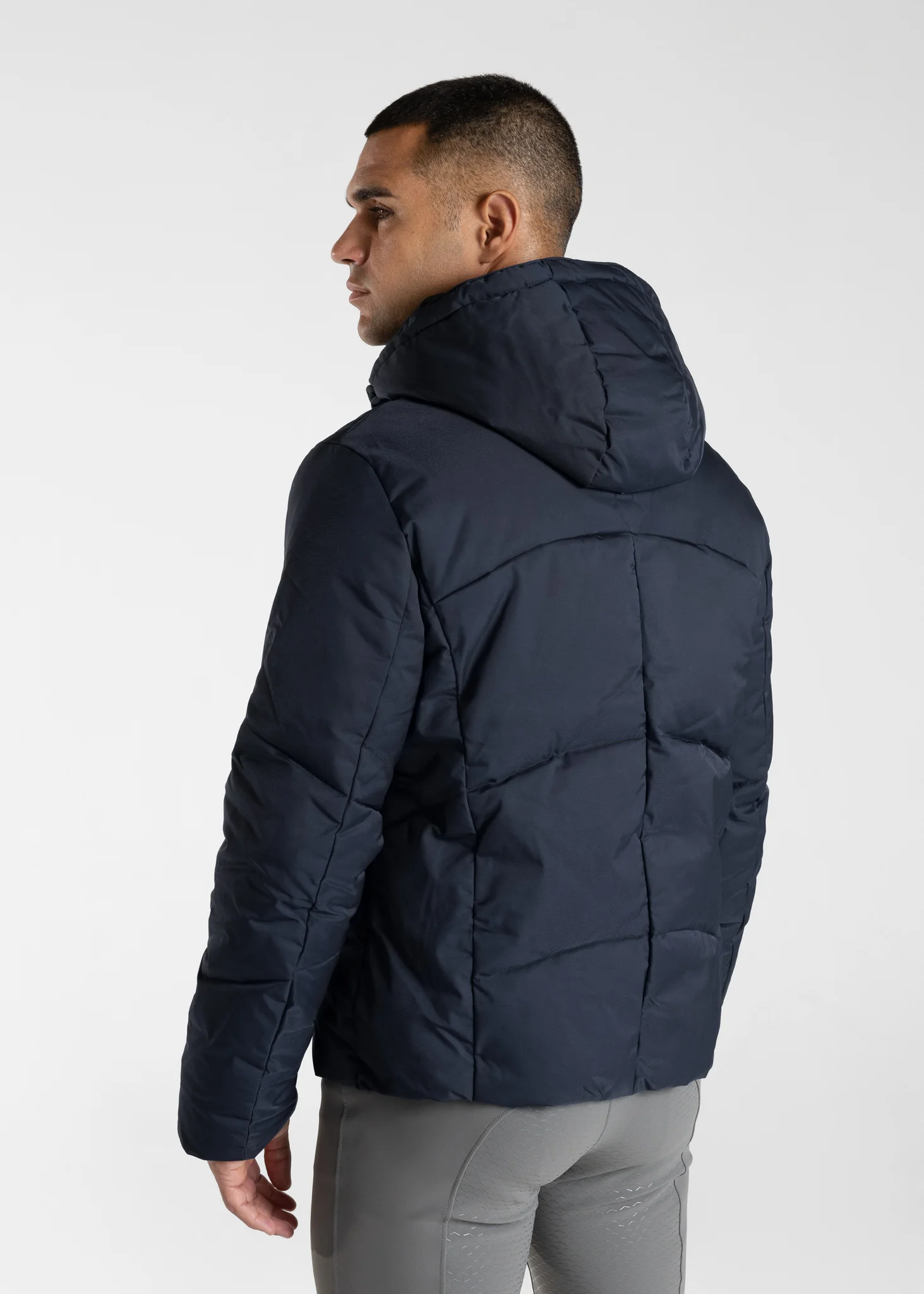 Elan Puffer Jacket (Navy) - Image 3