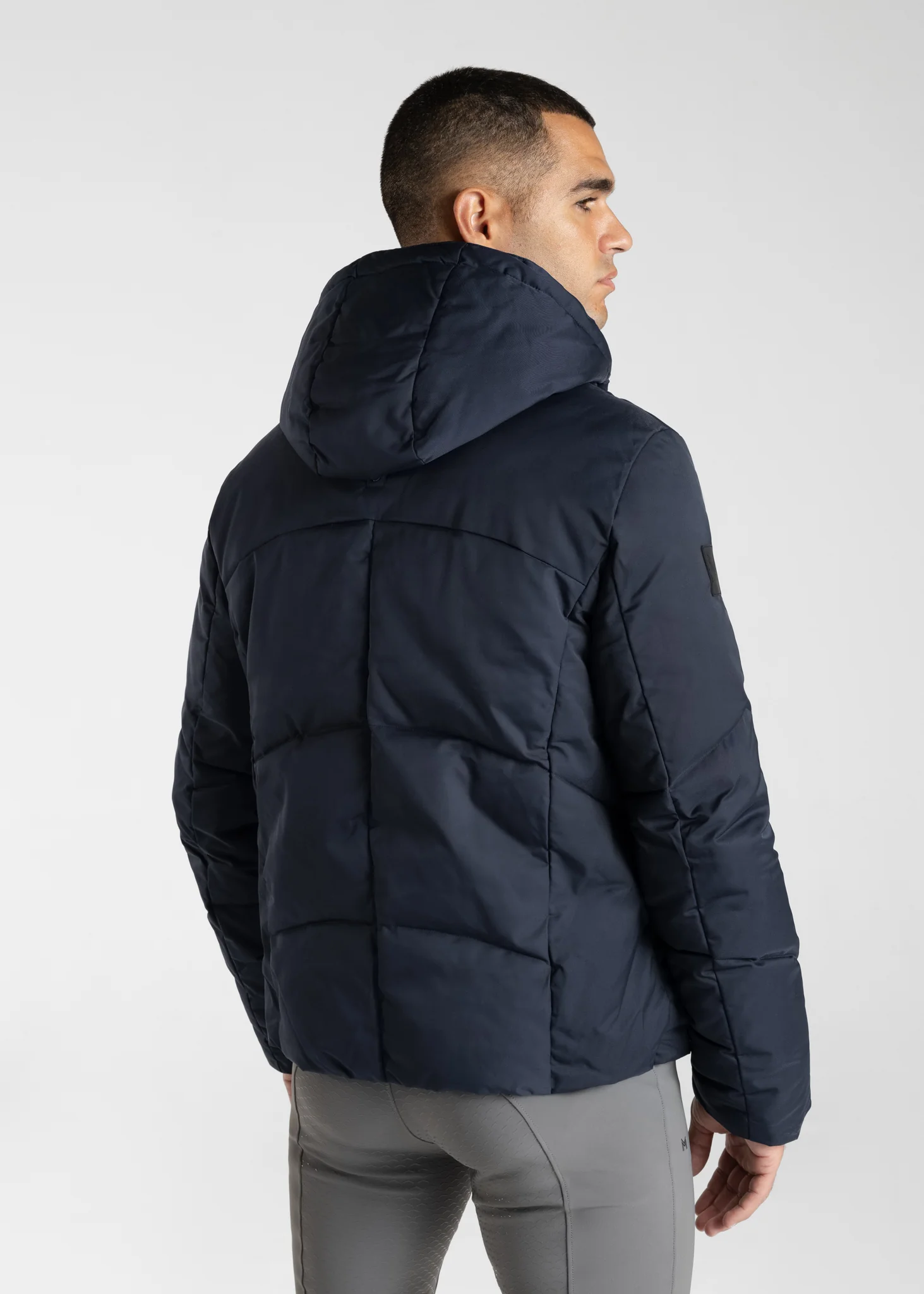 Elan Puffer Jacket (Navy) - Image 4