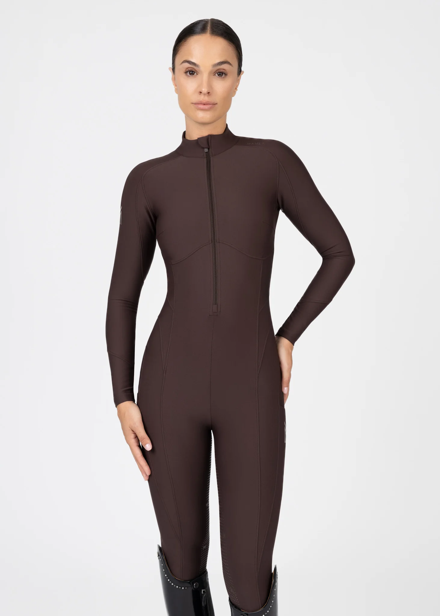 Femme Riding Jumpsuit (Chocolate)