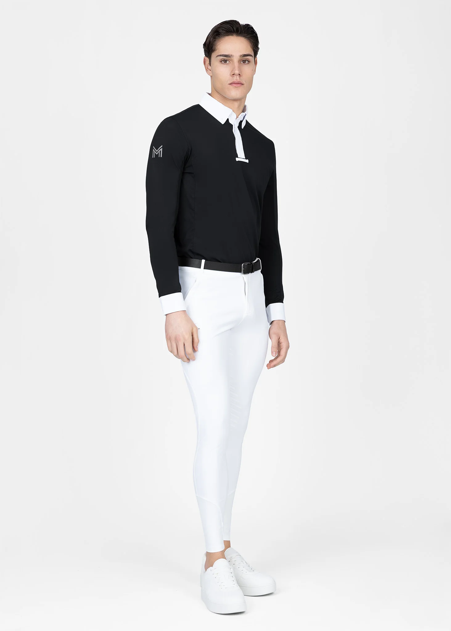 Focus Long Sleeve Competition Shirt (Black) - Image 8