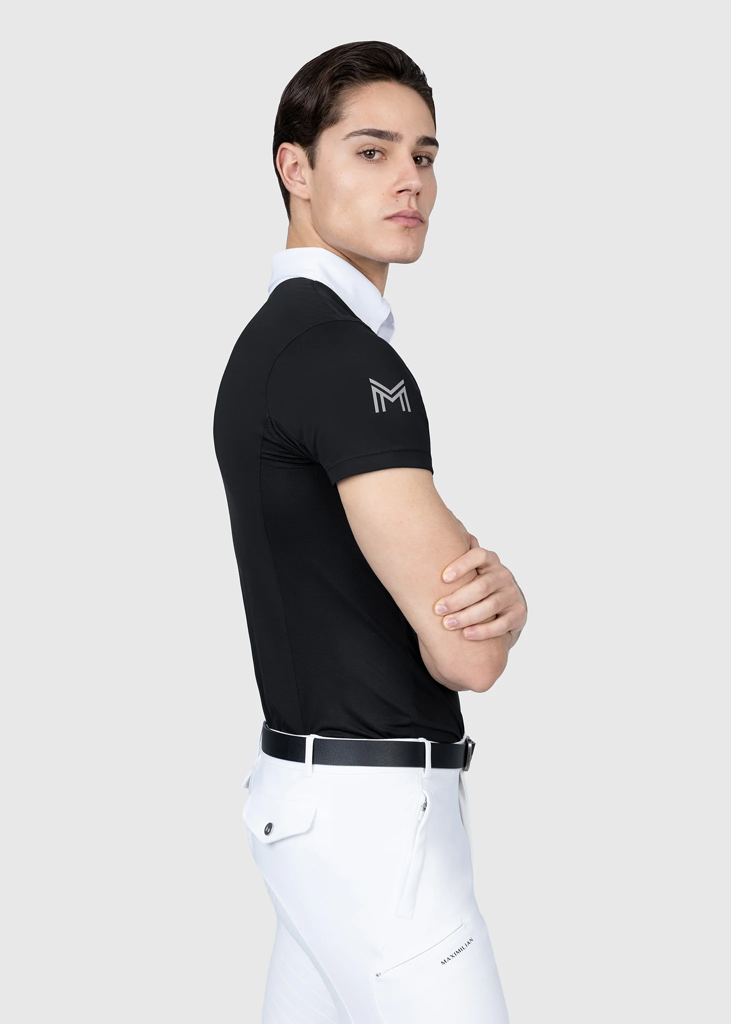 Focus Short Sleeve Competition Shirt (Black) - Image 4