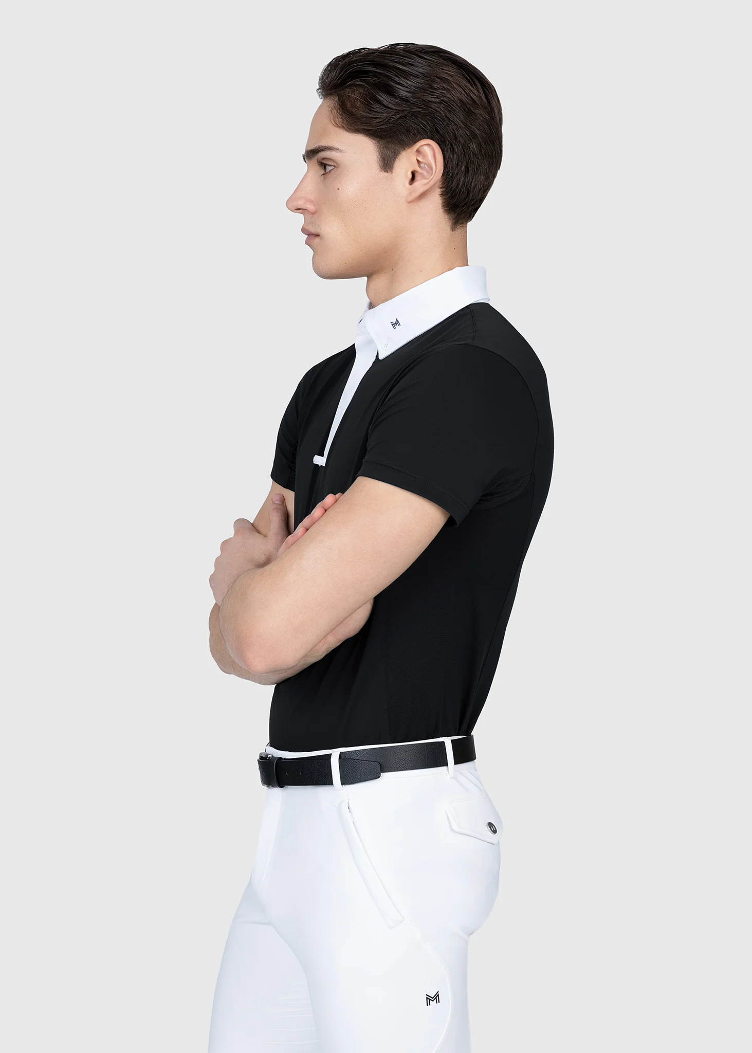 Focus Short Sleeve Competition Shirt (Black) - Image 5