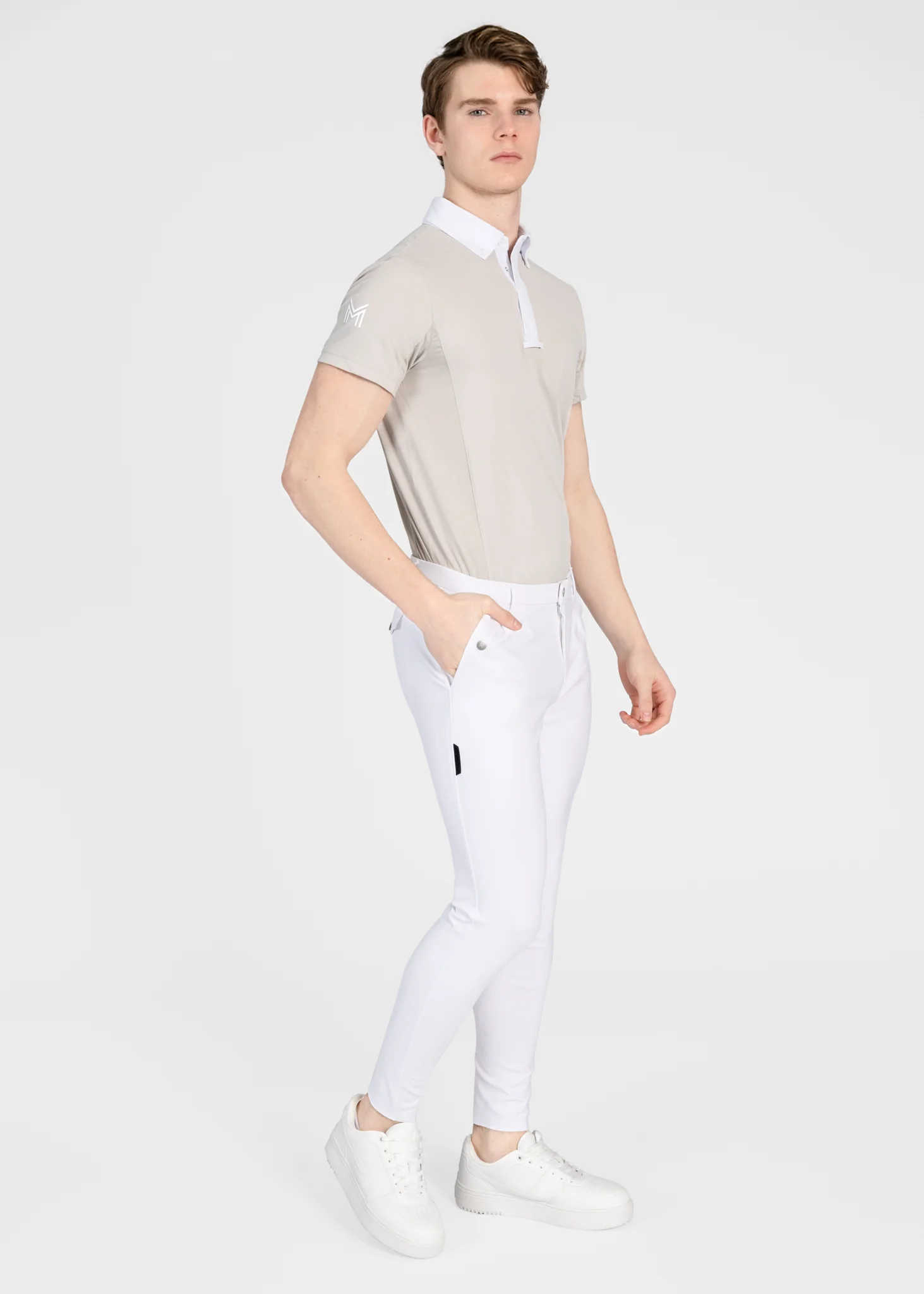 Focus Short Sleeve Competition Shirt (Sand) - Image 6