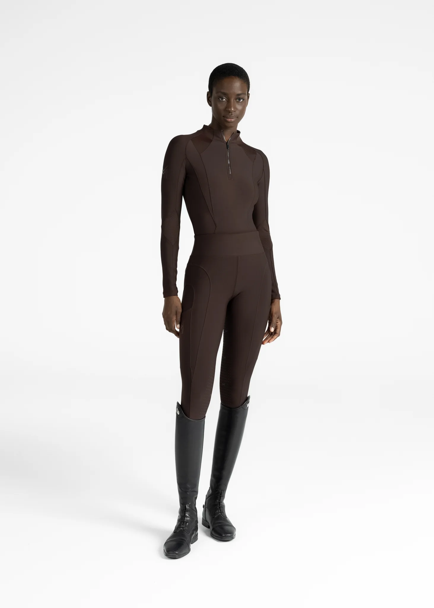 Frame Long Sleeve Base Layer (Chocolate) - Image 12
