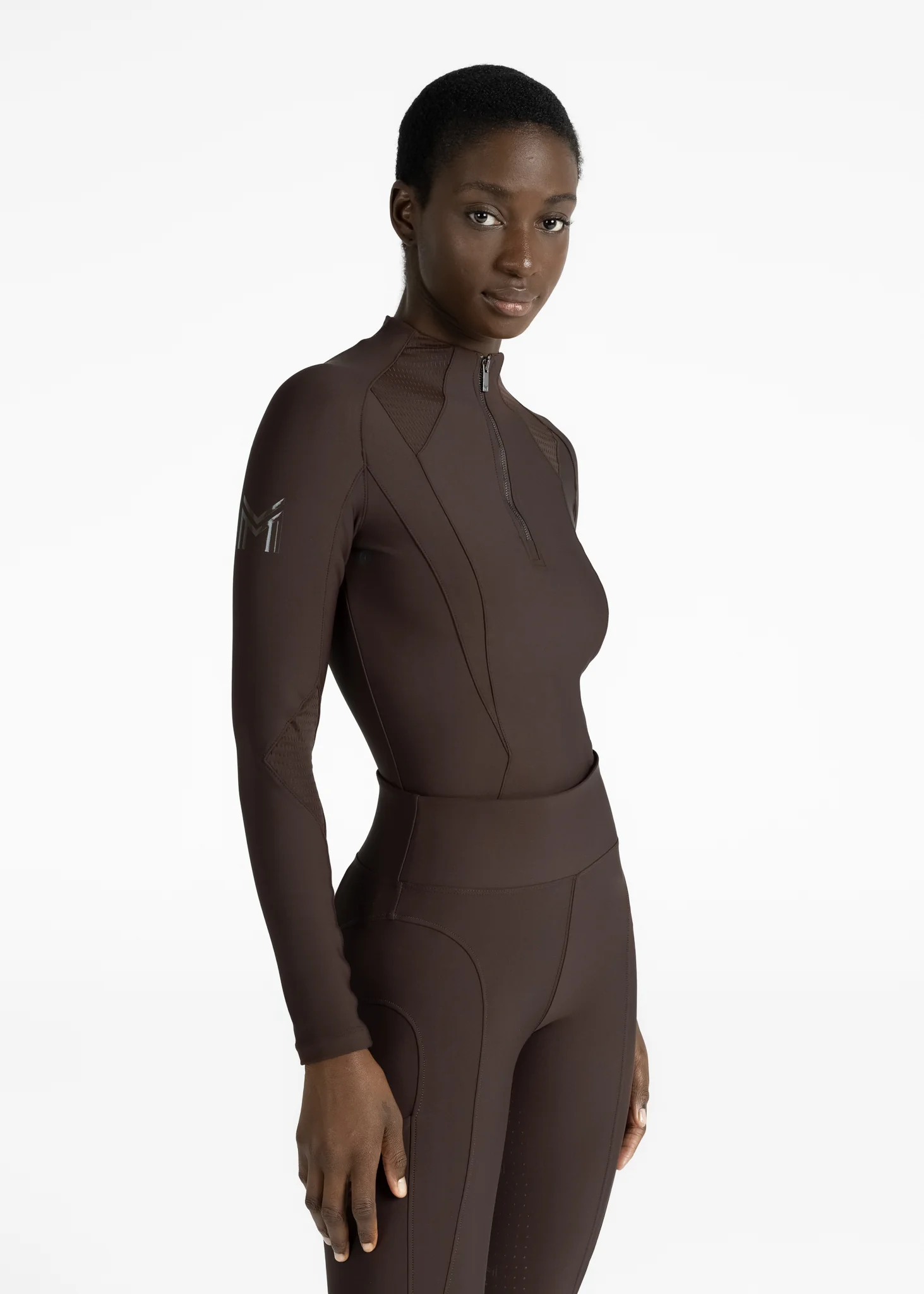 Frame Long Sleeve Base Layer (Chocolate) - Image 2