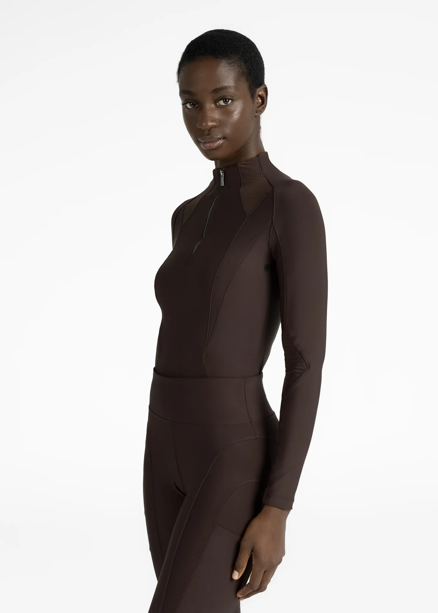 Frame Long Sleeve Base Layer (Chocolate) - Image 6