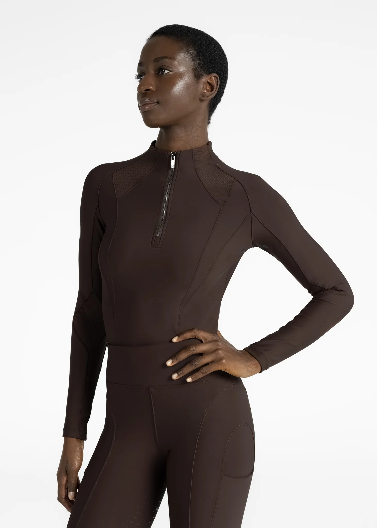 Frame Long Sleeve Base Layer (Chocolate) - Image 7