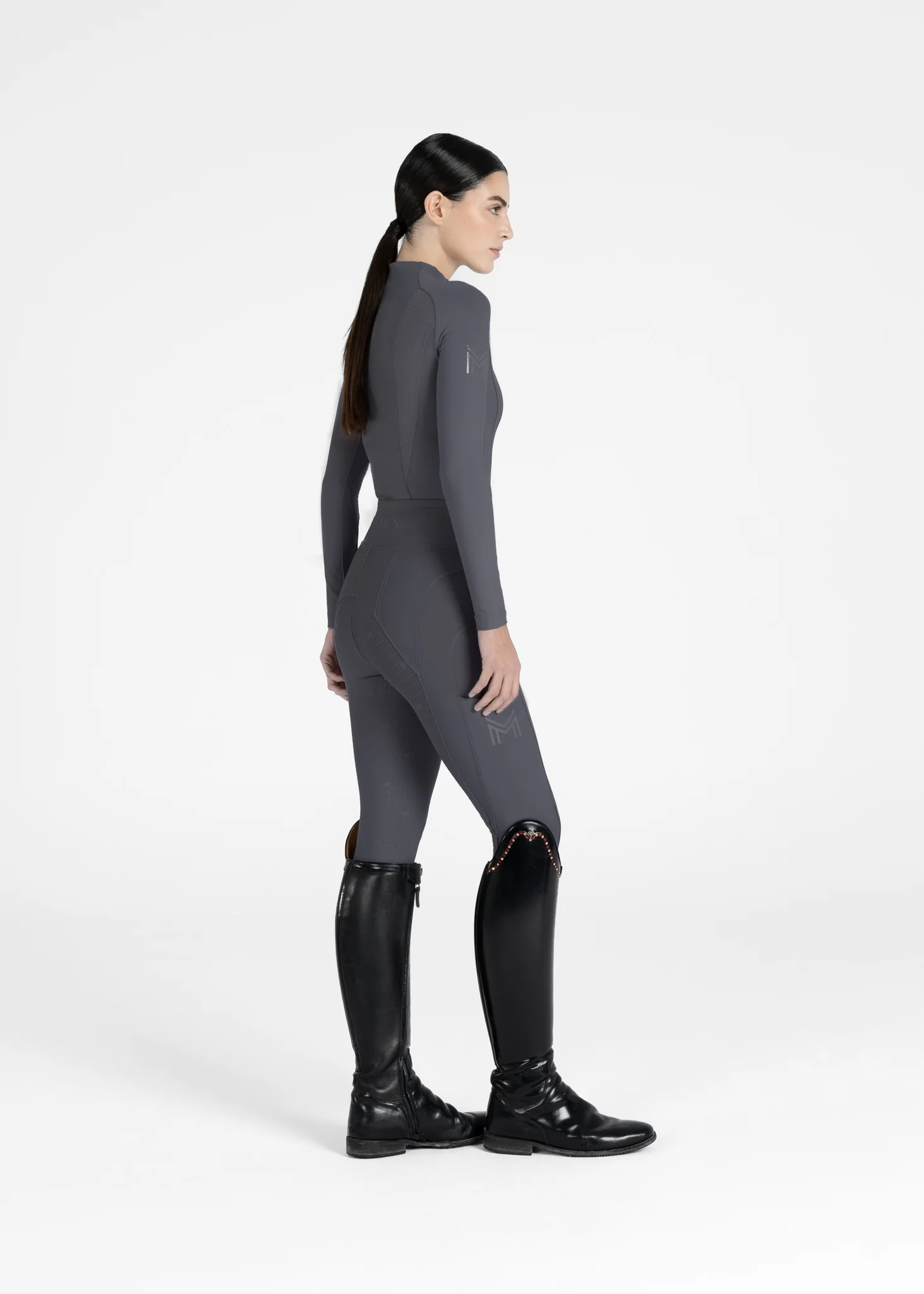 Frame Long Sleeve Base Layer (Graphite) - Image 10