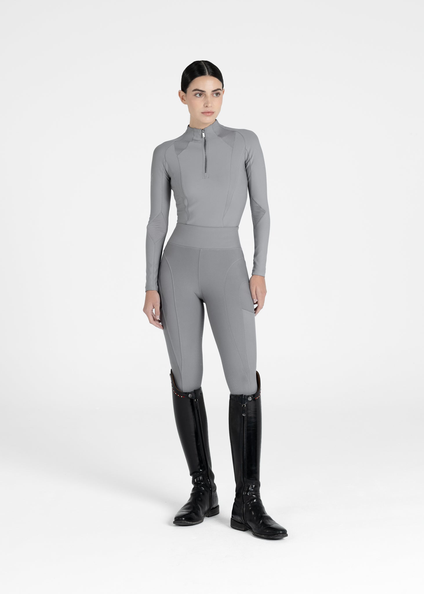 Frame Long Sleeve Base Layer (Titanium) - Image 9
