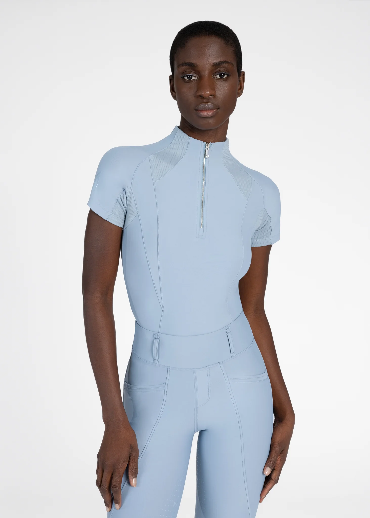 Frame Short Sleeve Base Layer (Aqua)