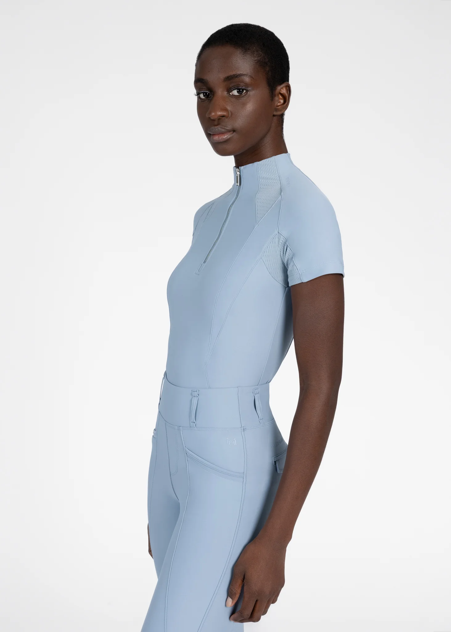 Frame Short Sleeve Base Layer (Aqua) - Image 2