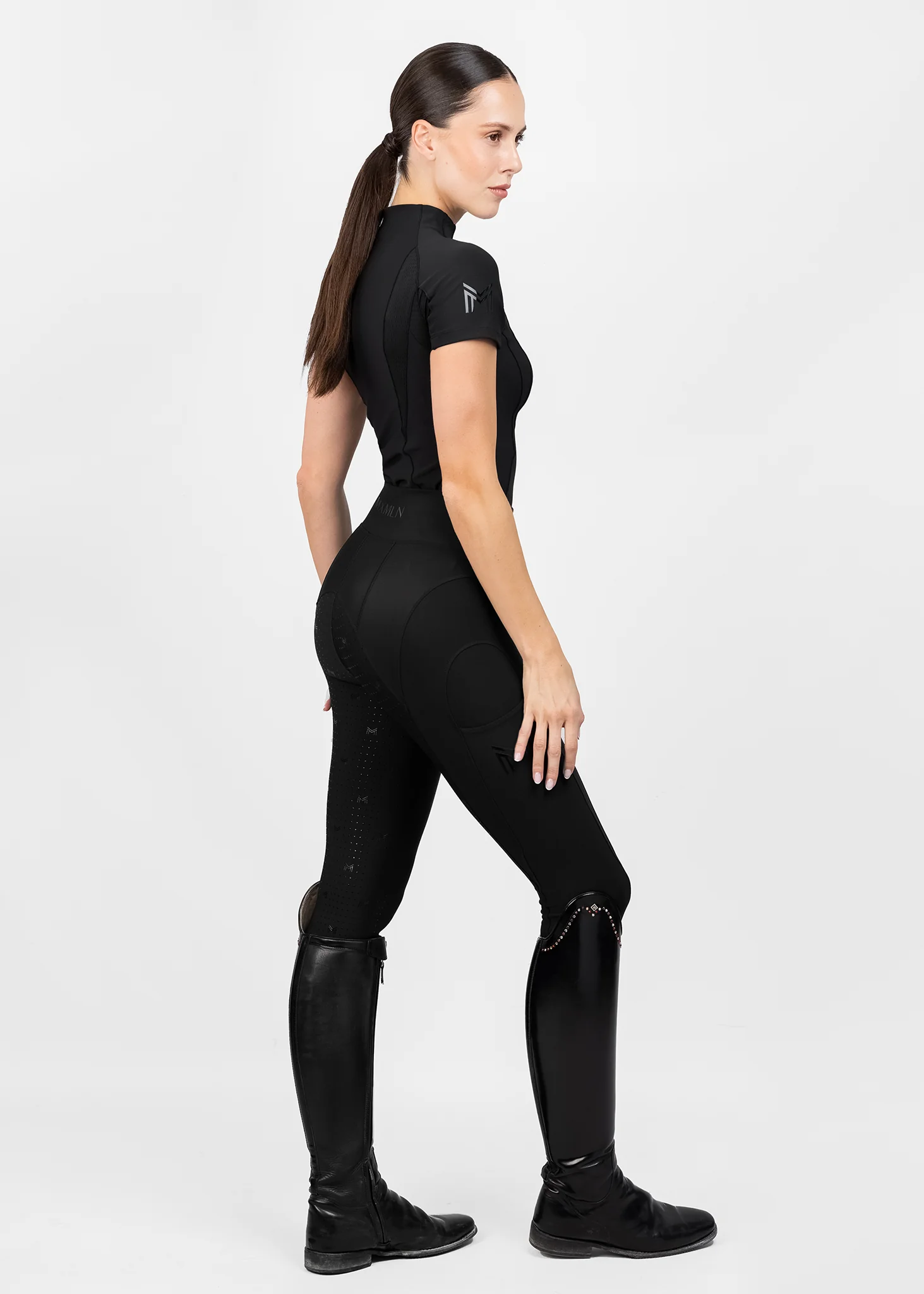 Frame Short Sleeve Base Layer (Black) - Image 9