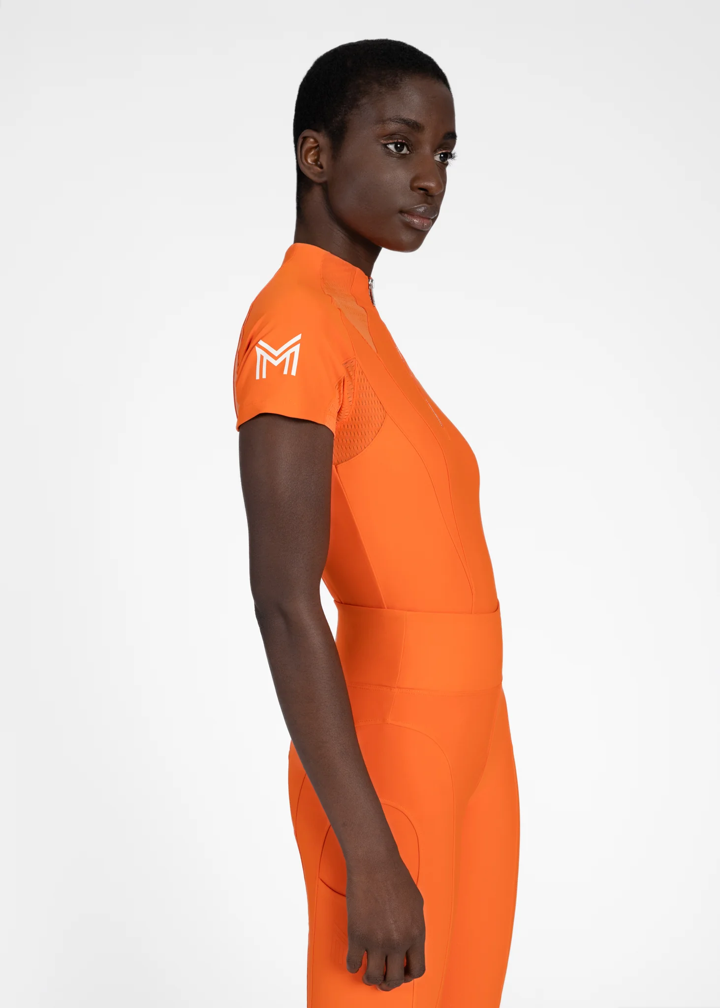 Frame Short Sleeve Base Layer (Tangerine) - Image 4