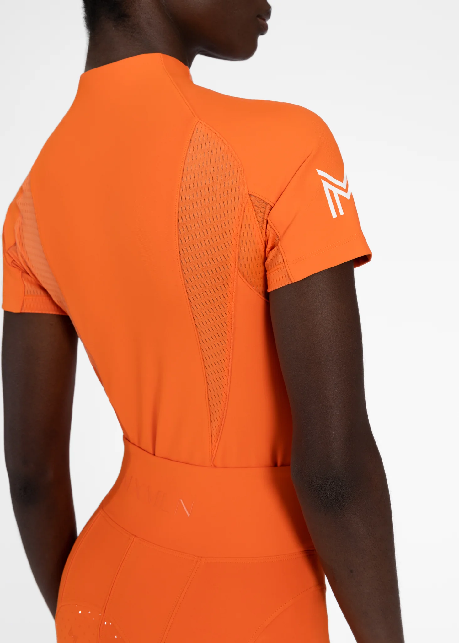 Frame Short Sleeve Base Layer (Tangerine) - Image 5