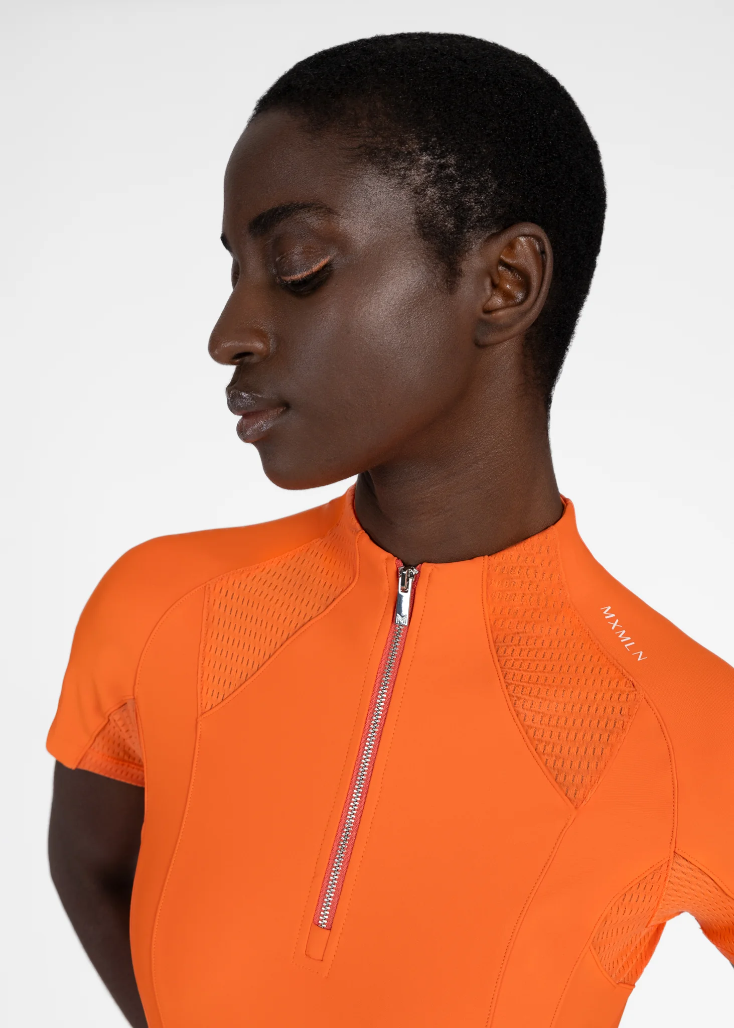 Frame Short Sleeve Base Layer (Tangerine) - Image 6