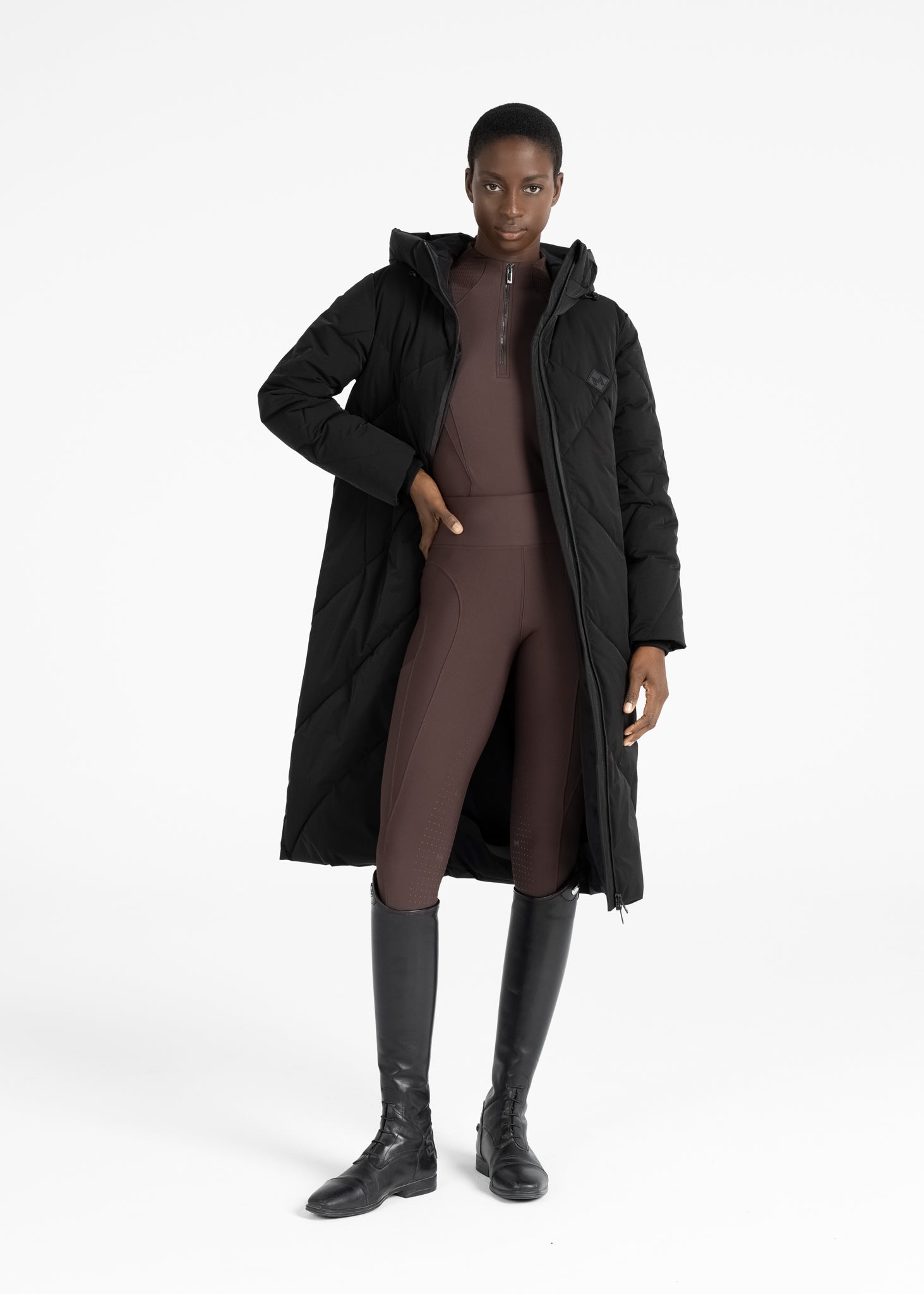 Global Puffer Jacket (Black) - Image 17