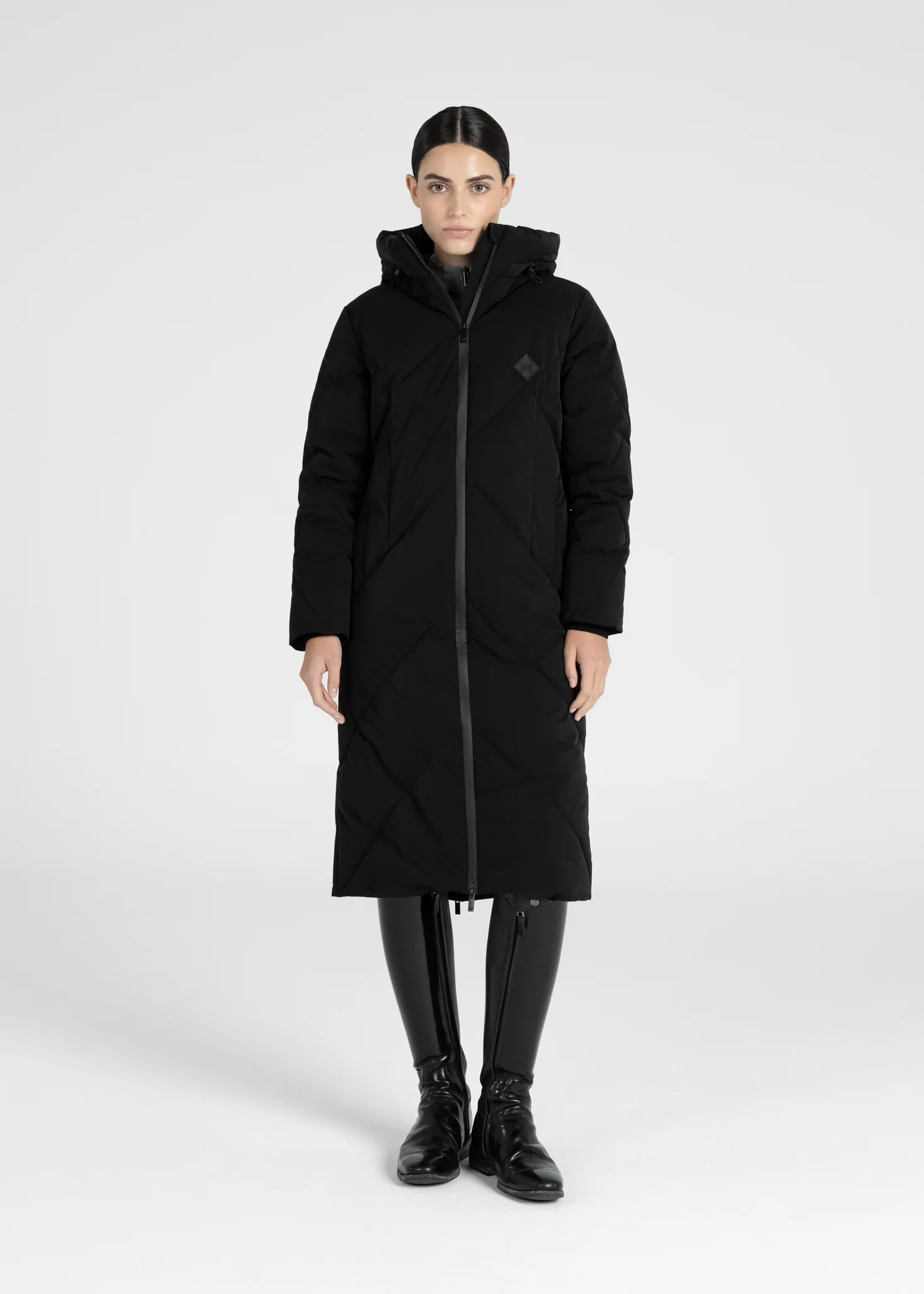 Global Puffer Jacket (Black) - Image 2
