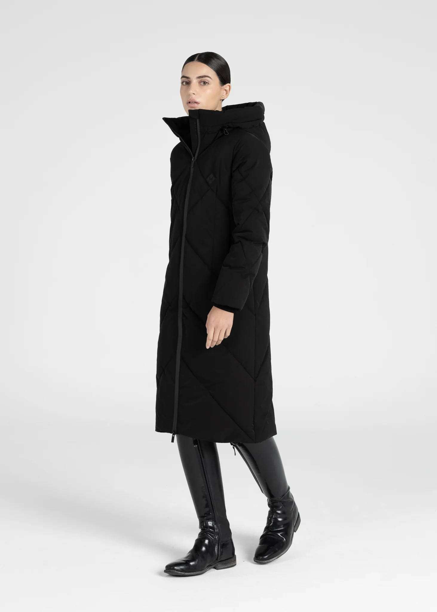 Global Puffer Jacket (Black) - Image 3