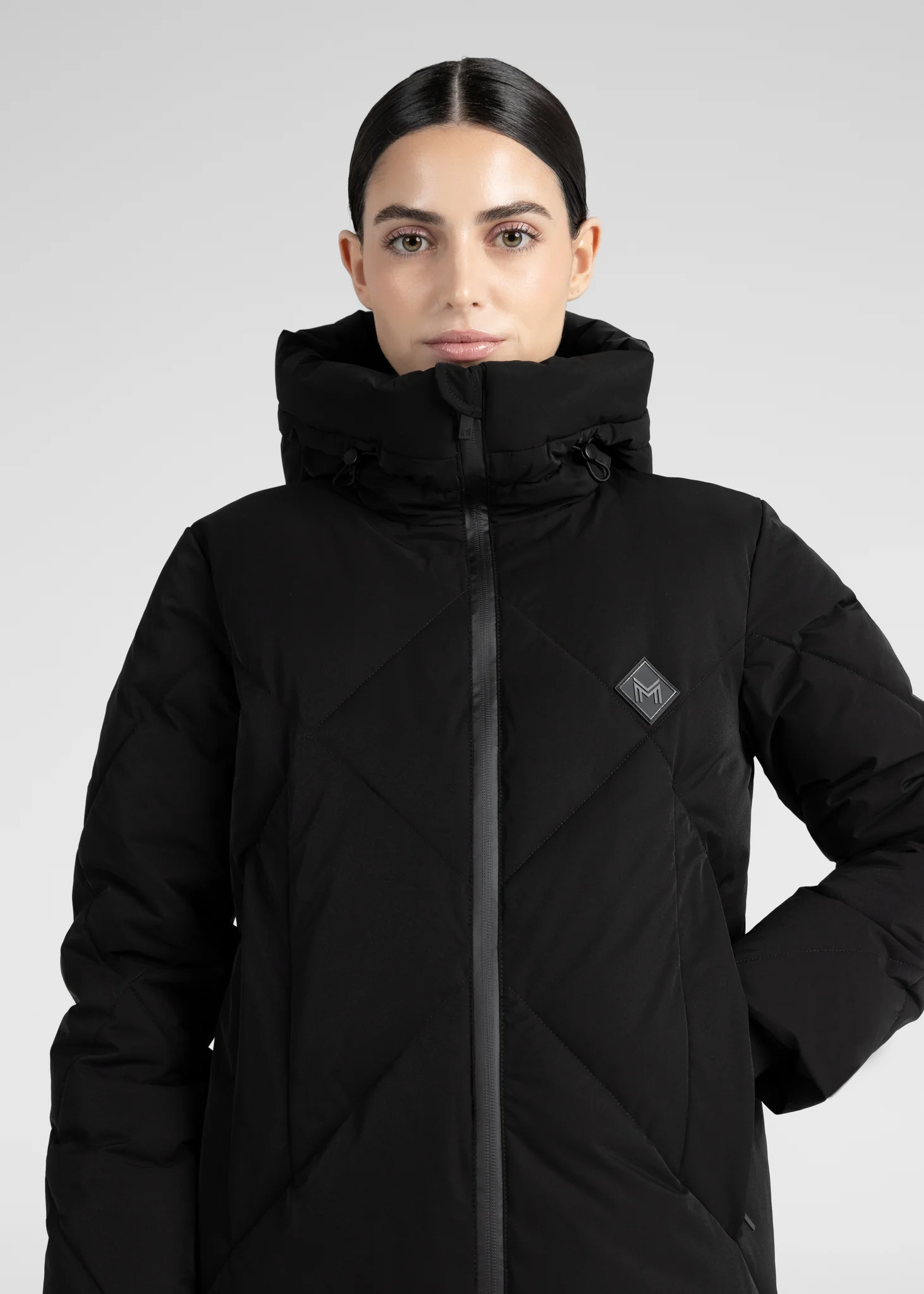 Global Puffer Jacket (Black) - Image 9