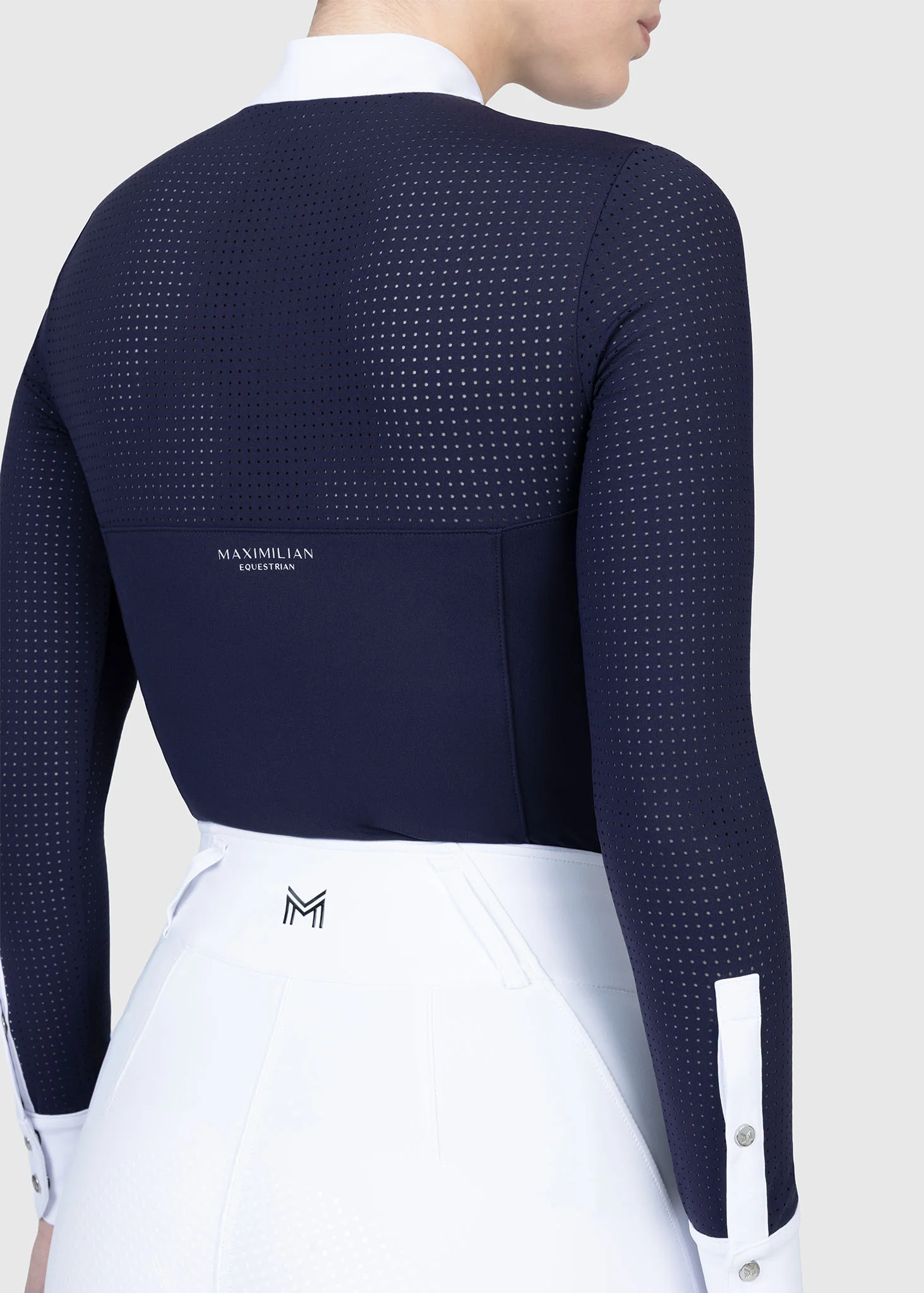 Grace Long Sleeve Show Shirt (Navy) - Image 7