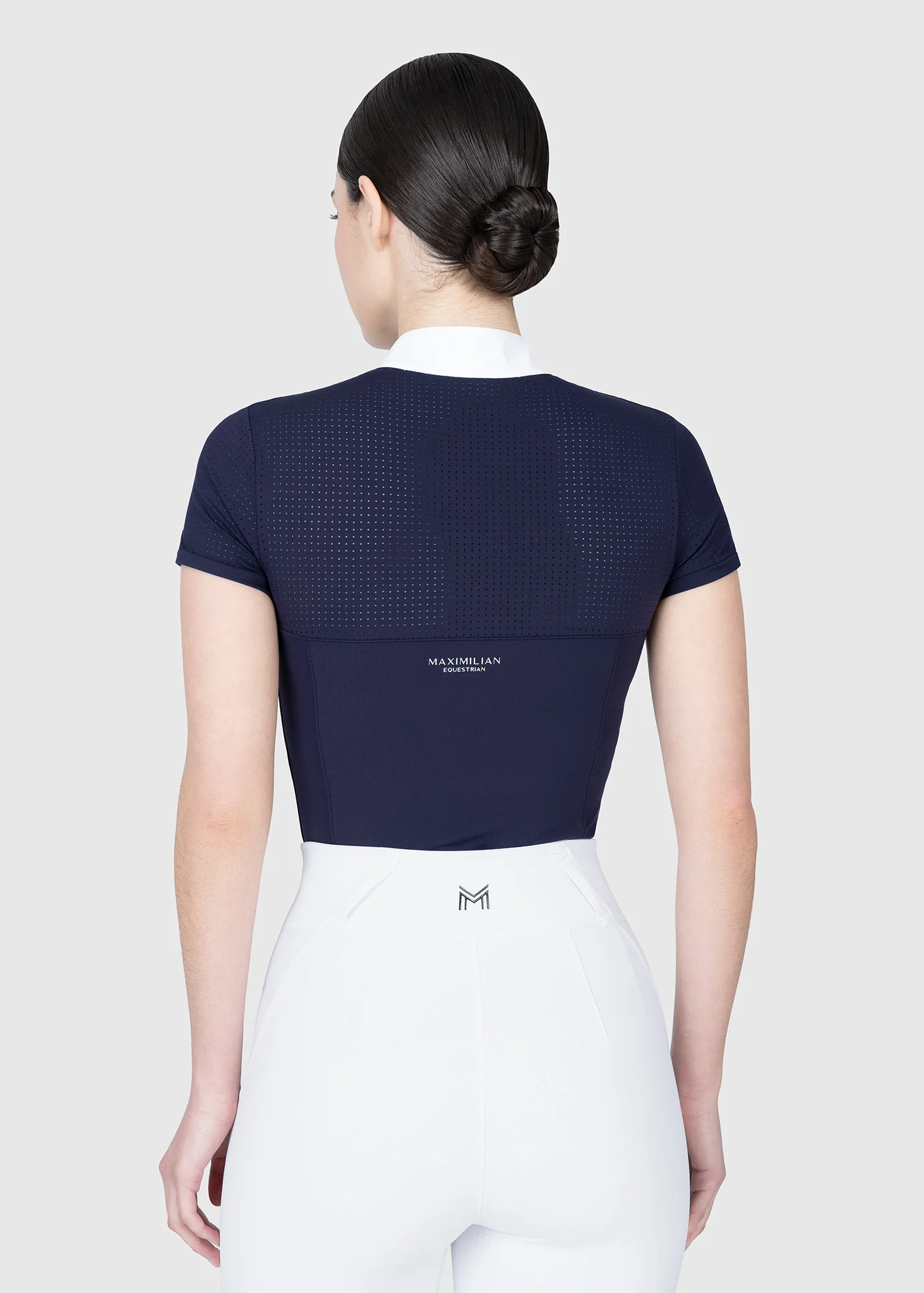 Grace Short Sleeve Show Shirt (Navy) - Image 3