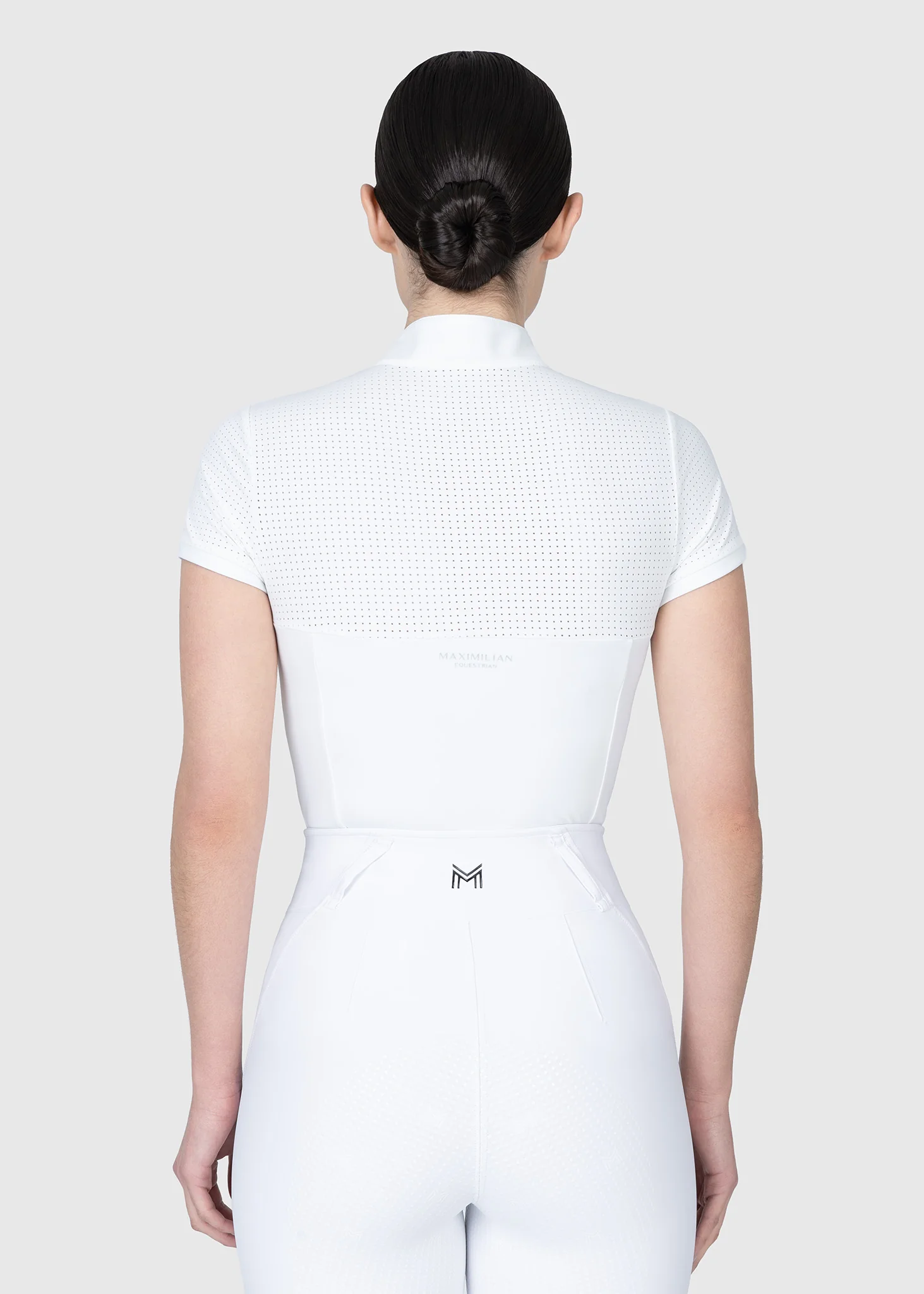 Grace Short Sleeve Show Shirt (White) - Image 4