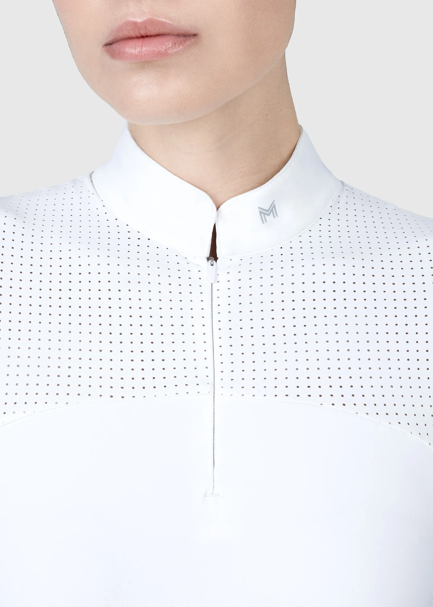 Grace Short Sleeve Show Shirt (White) - Image 6