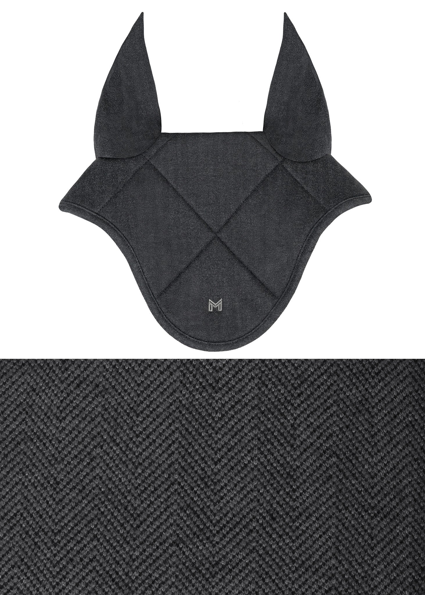 Herringbone Ear Bonnet (Graphite)
