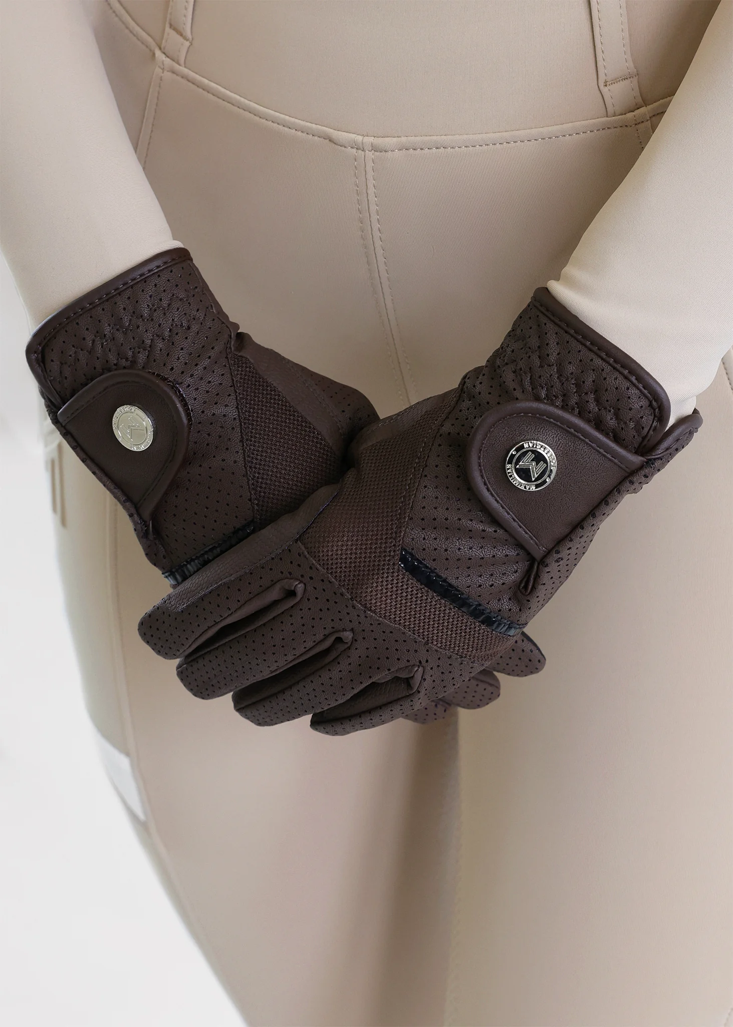 Max Riding Gloves (Chocolate) - Image 3