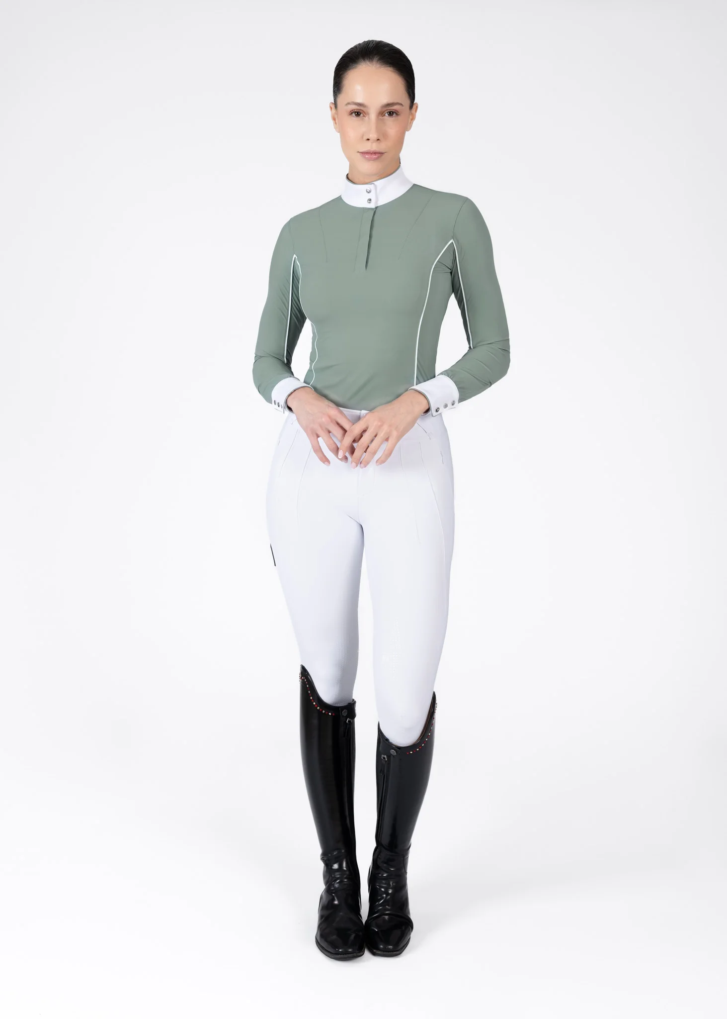 Nova Long Sleeve Show Shirt (Mint) - Image 8