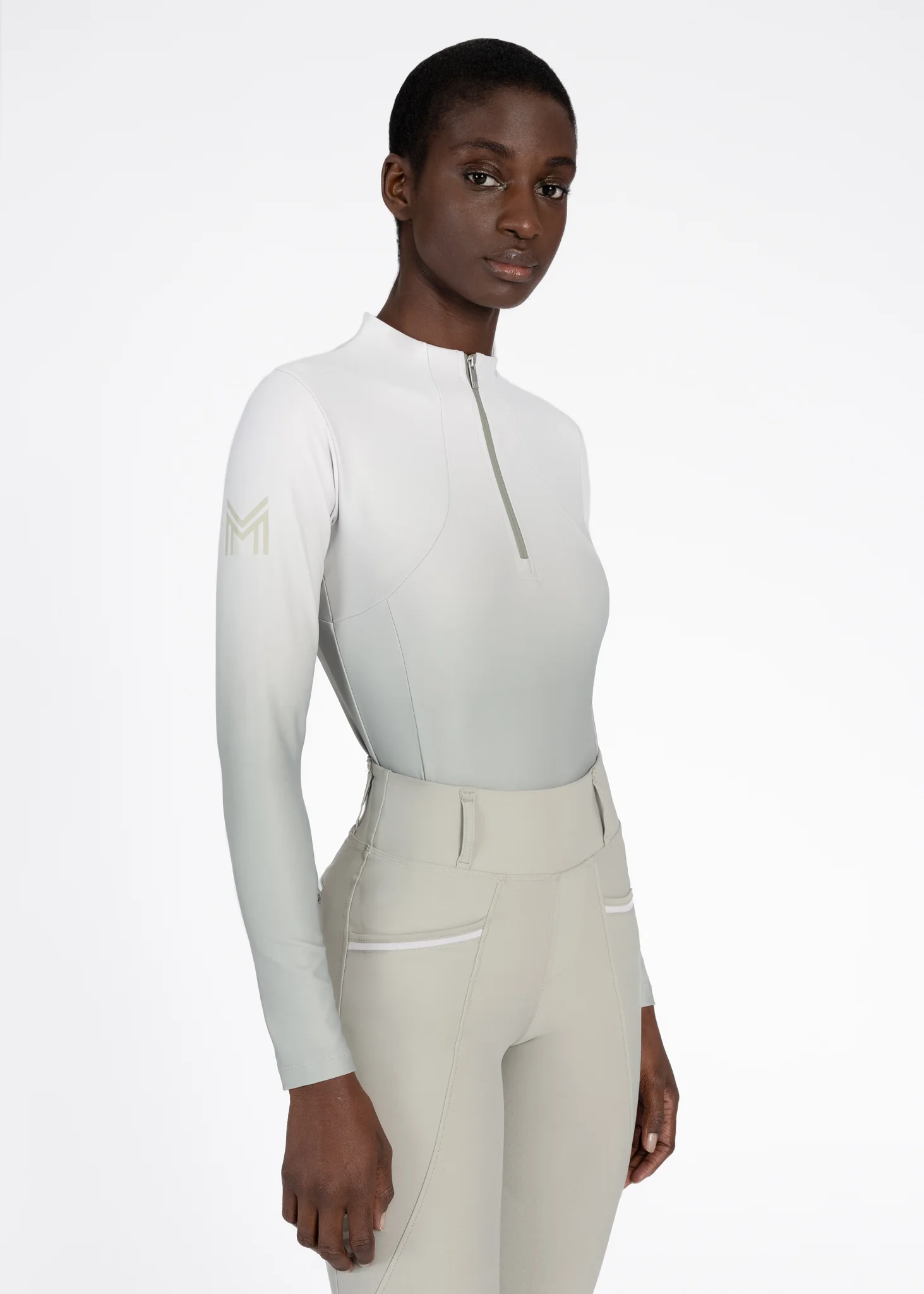 Ombré Long Sleeve Base Layer (Laurel/Glacier)