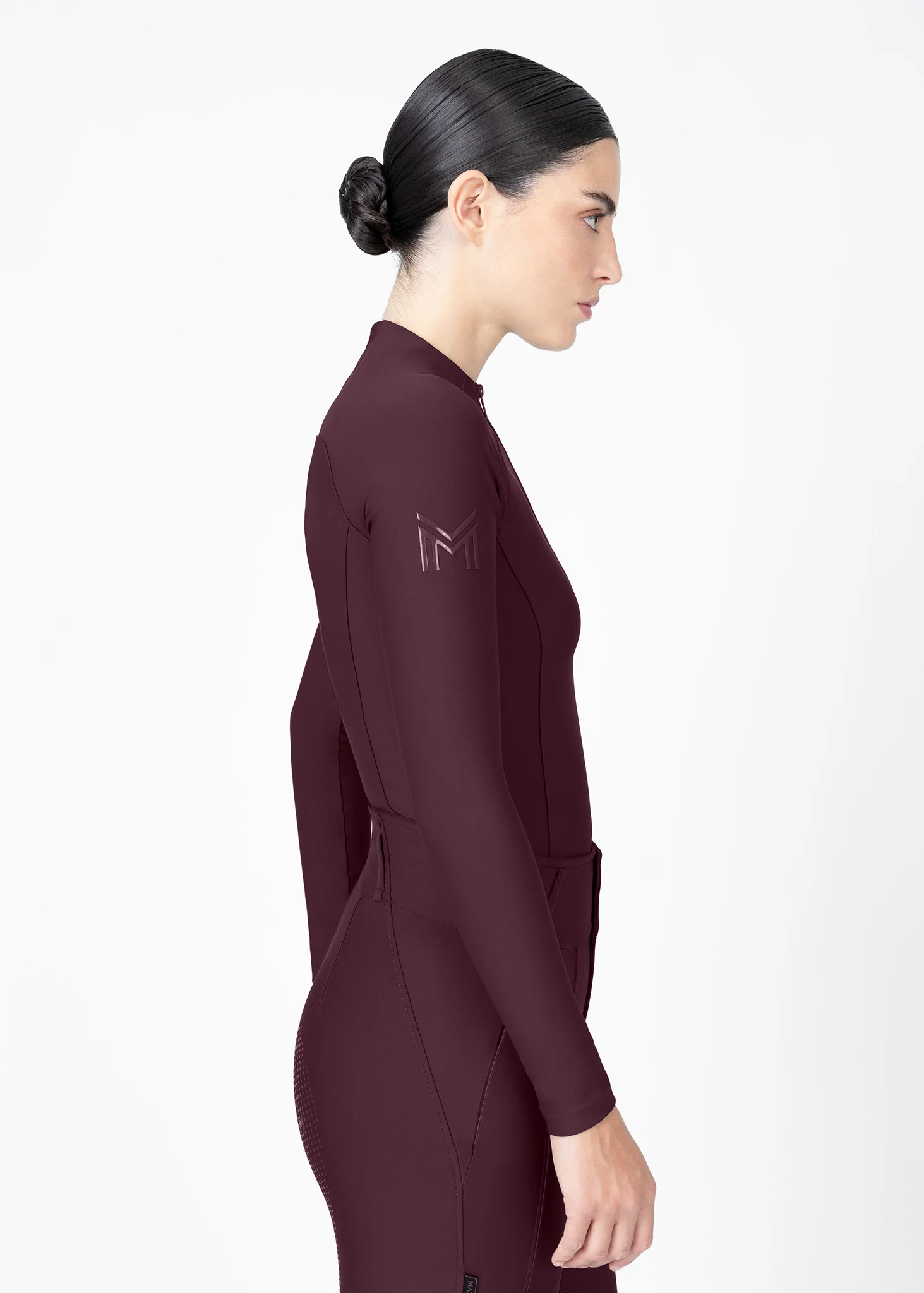 Origin Long Sleeve Base Layer (Burgundy) - Image 6