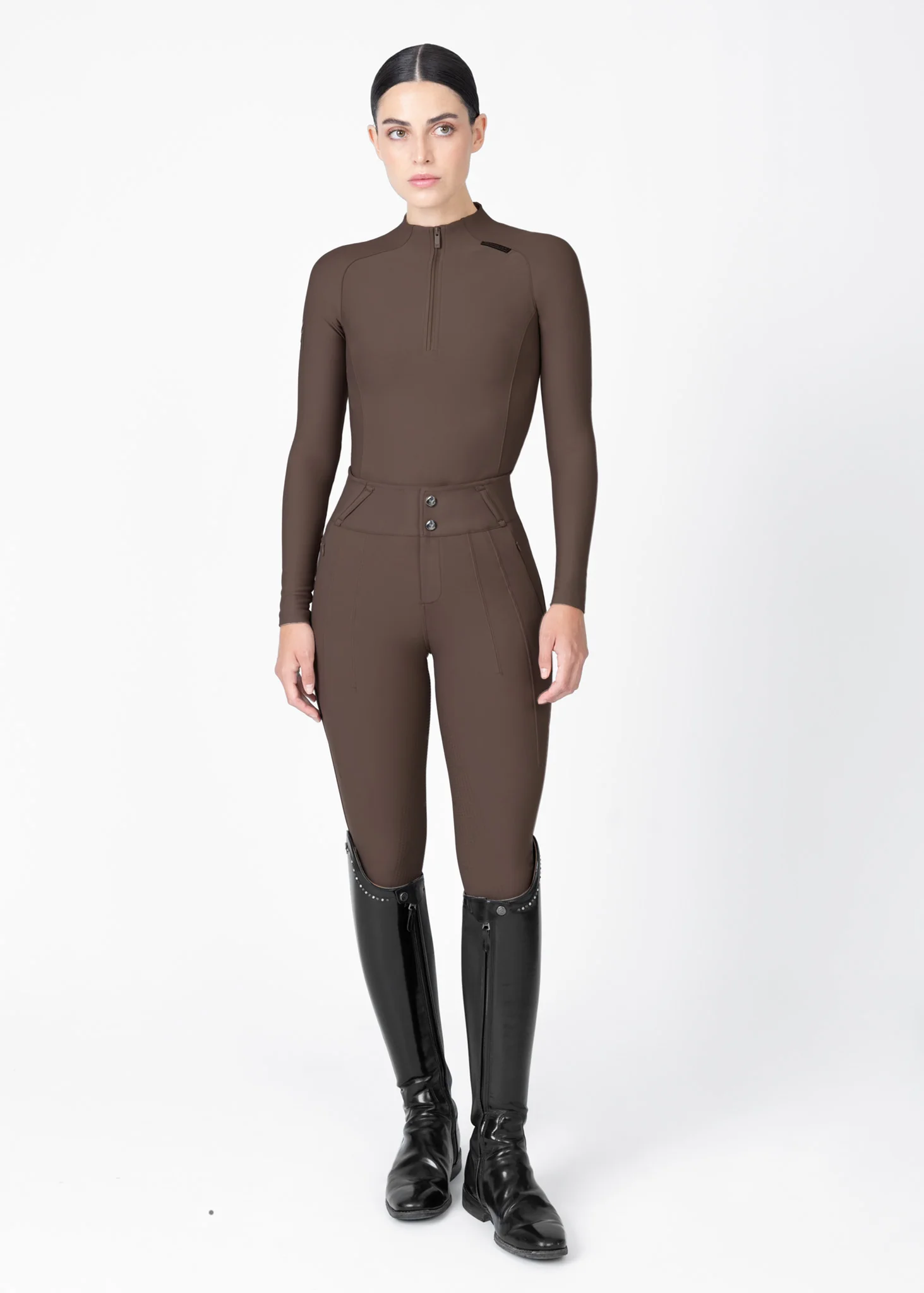 Origin Long Sleeve Base Layer (Mocha) - Image 10