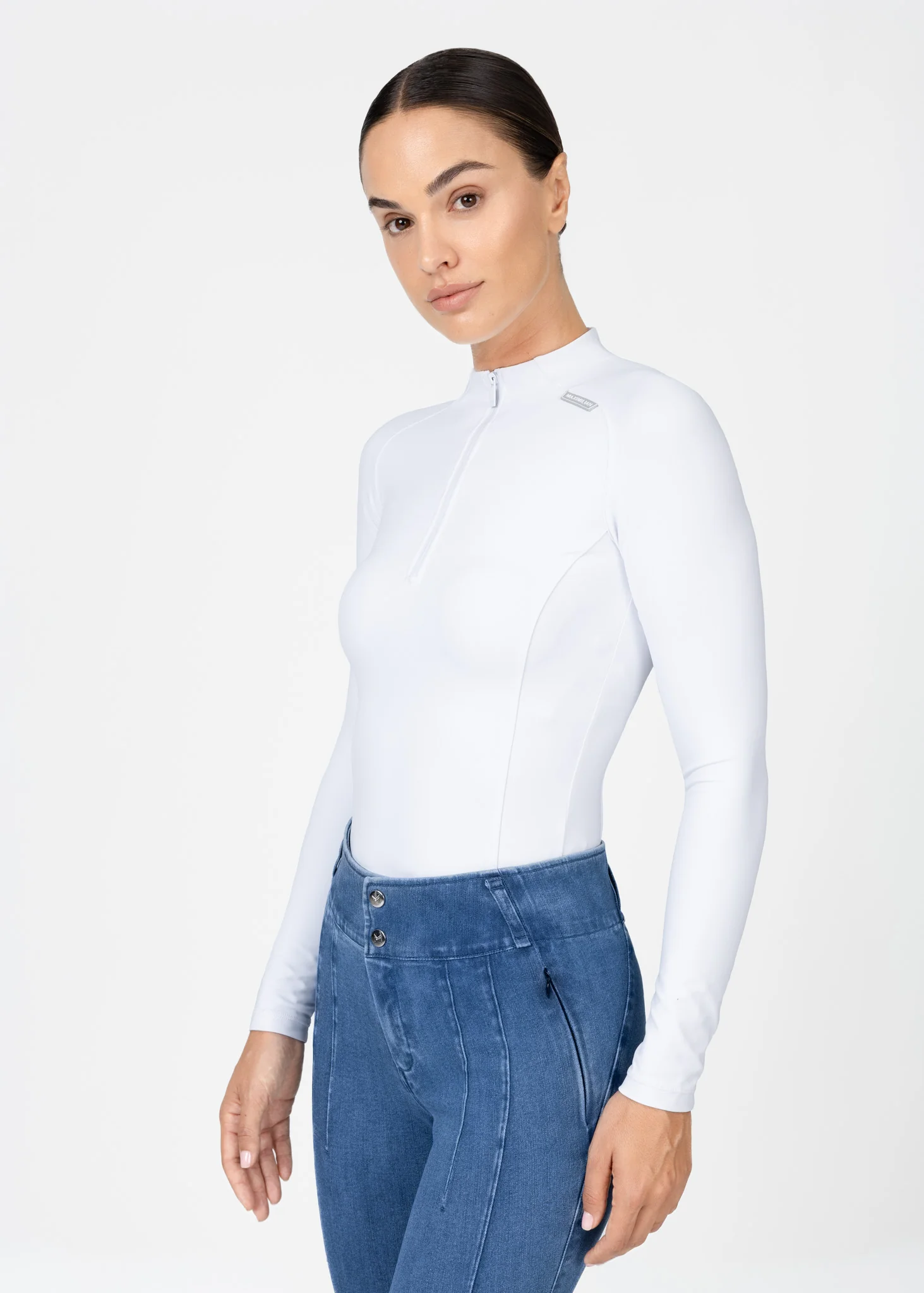 Origin Long Sleeve Base Layer (White) - Image 2
