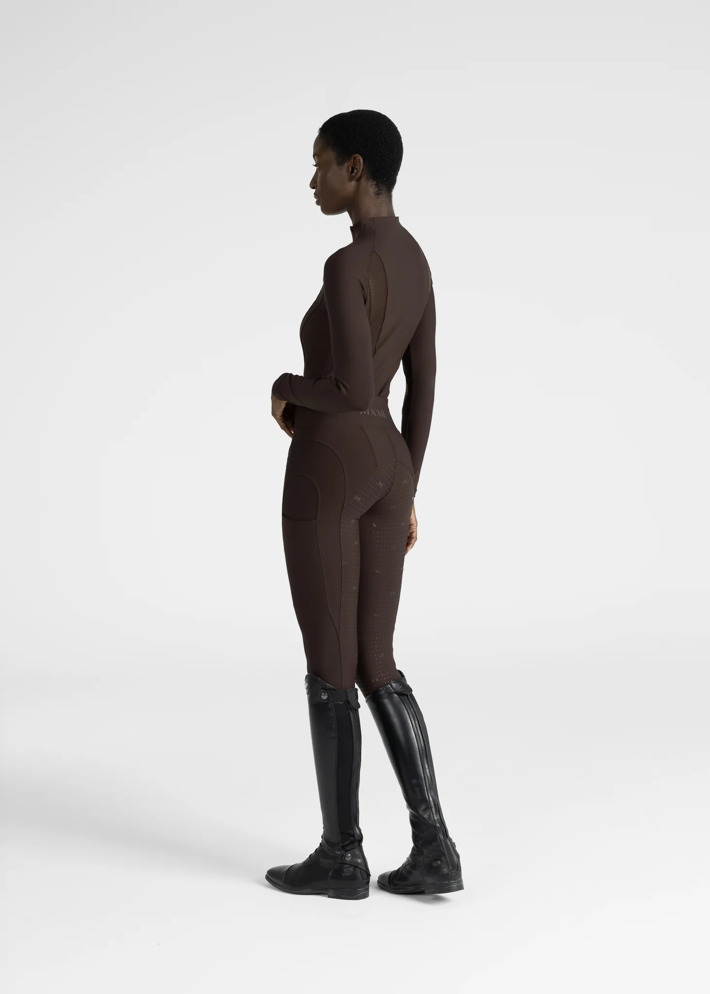 Outline Riding Leggings (Chocolate) - Image 12