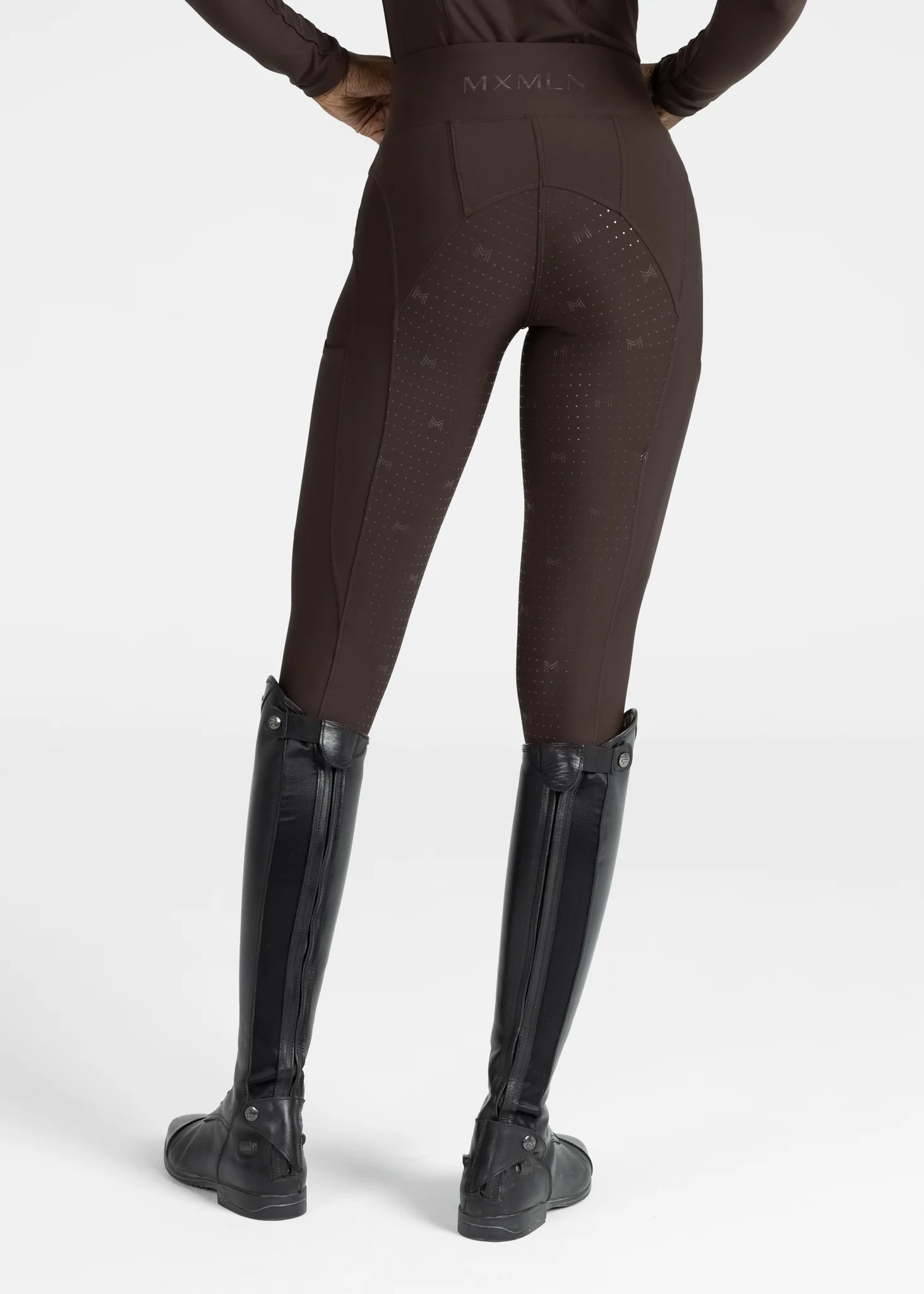 Outline Riding Leggings (Chocolate) - Image 4