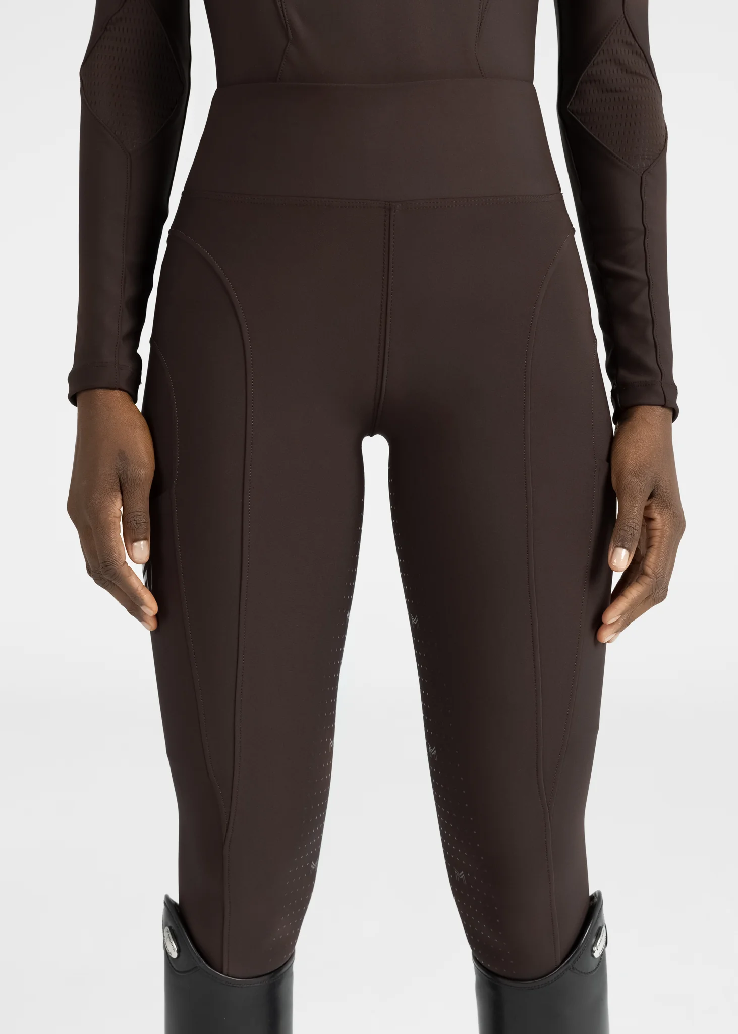 Outline Riding Leggings (Chocolate) - Image 9