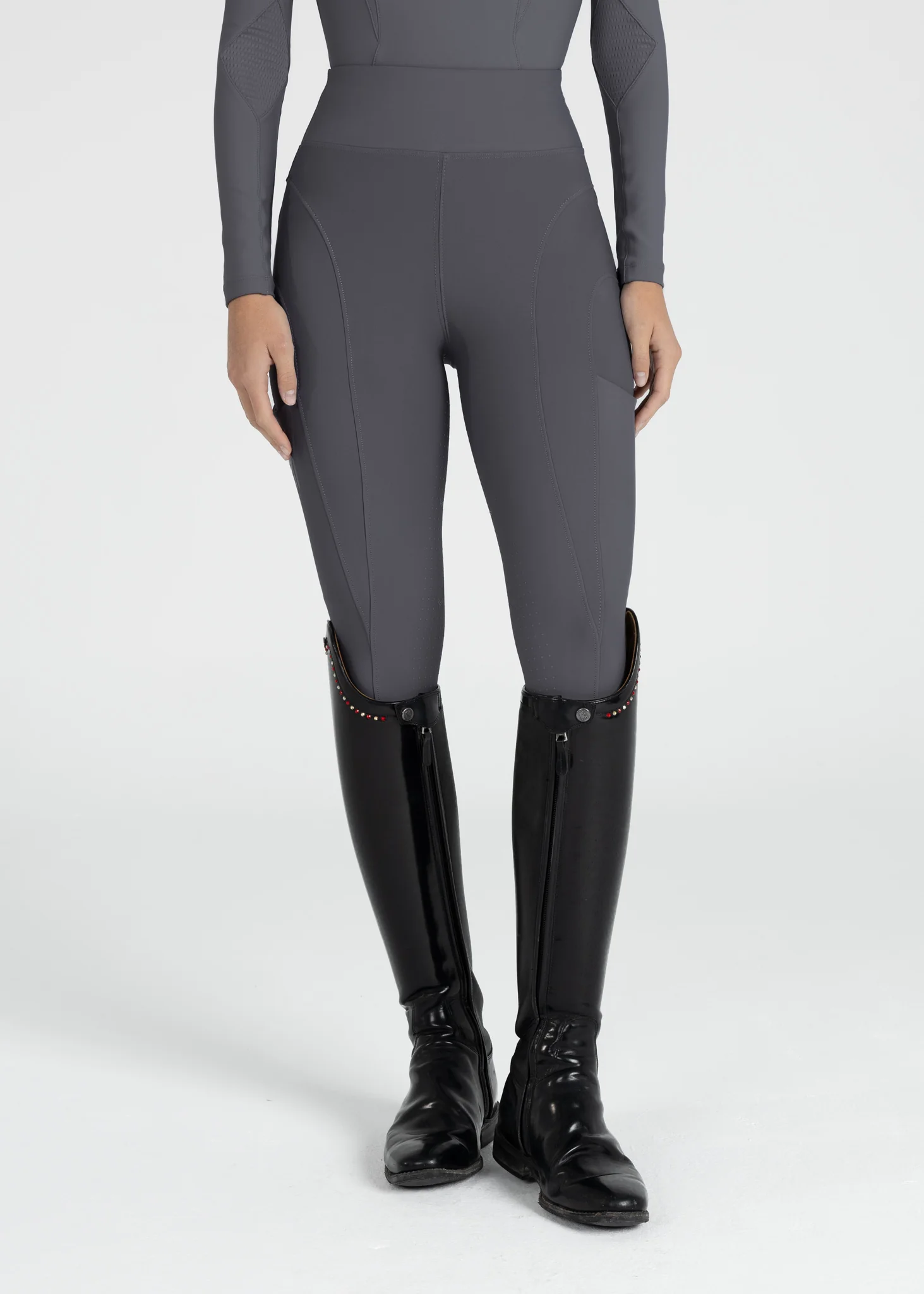 Outline Riding Leggings (Graphite)