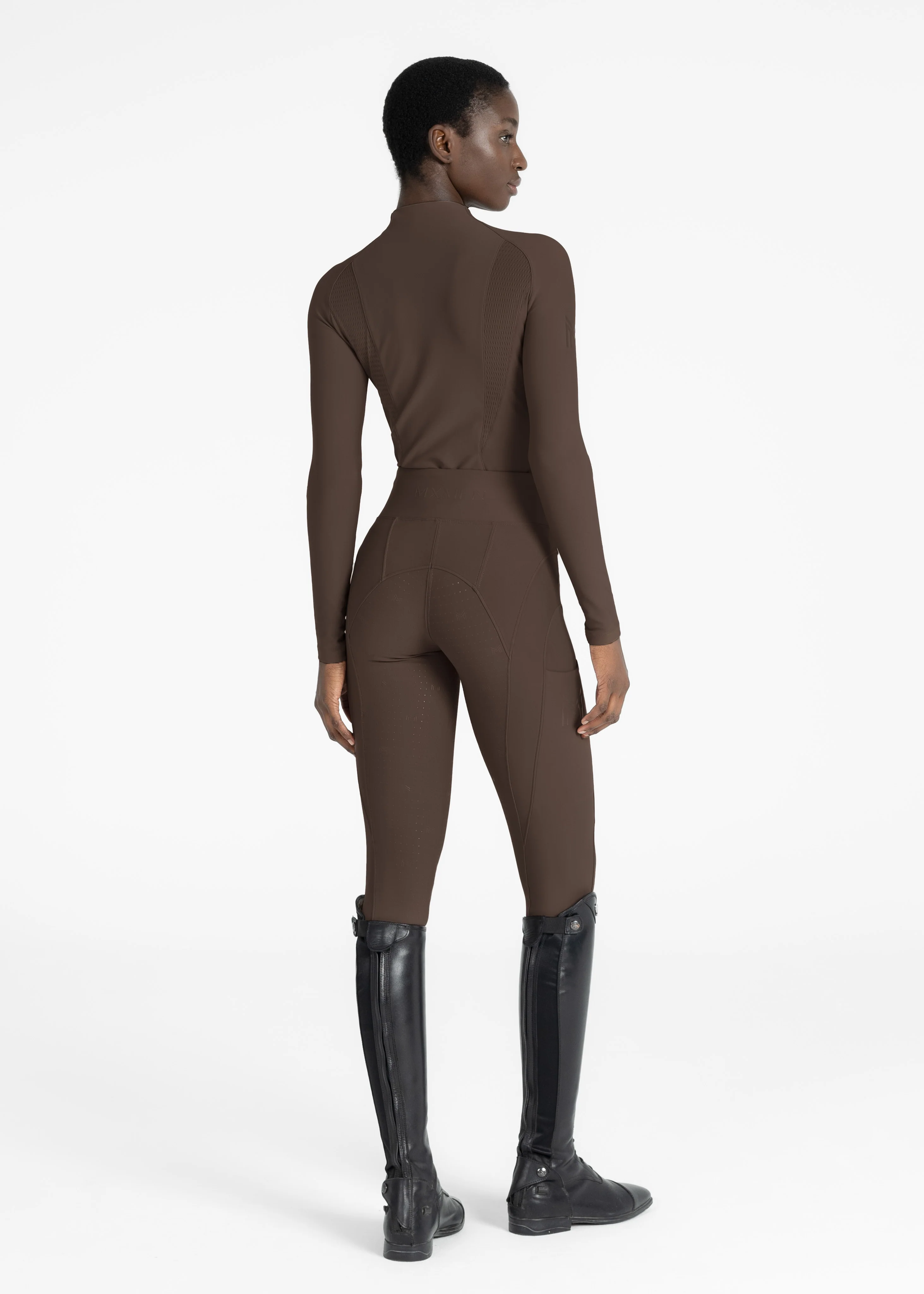 Outline Riding Leggings (Mocha) - Image 10