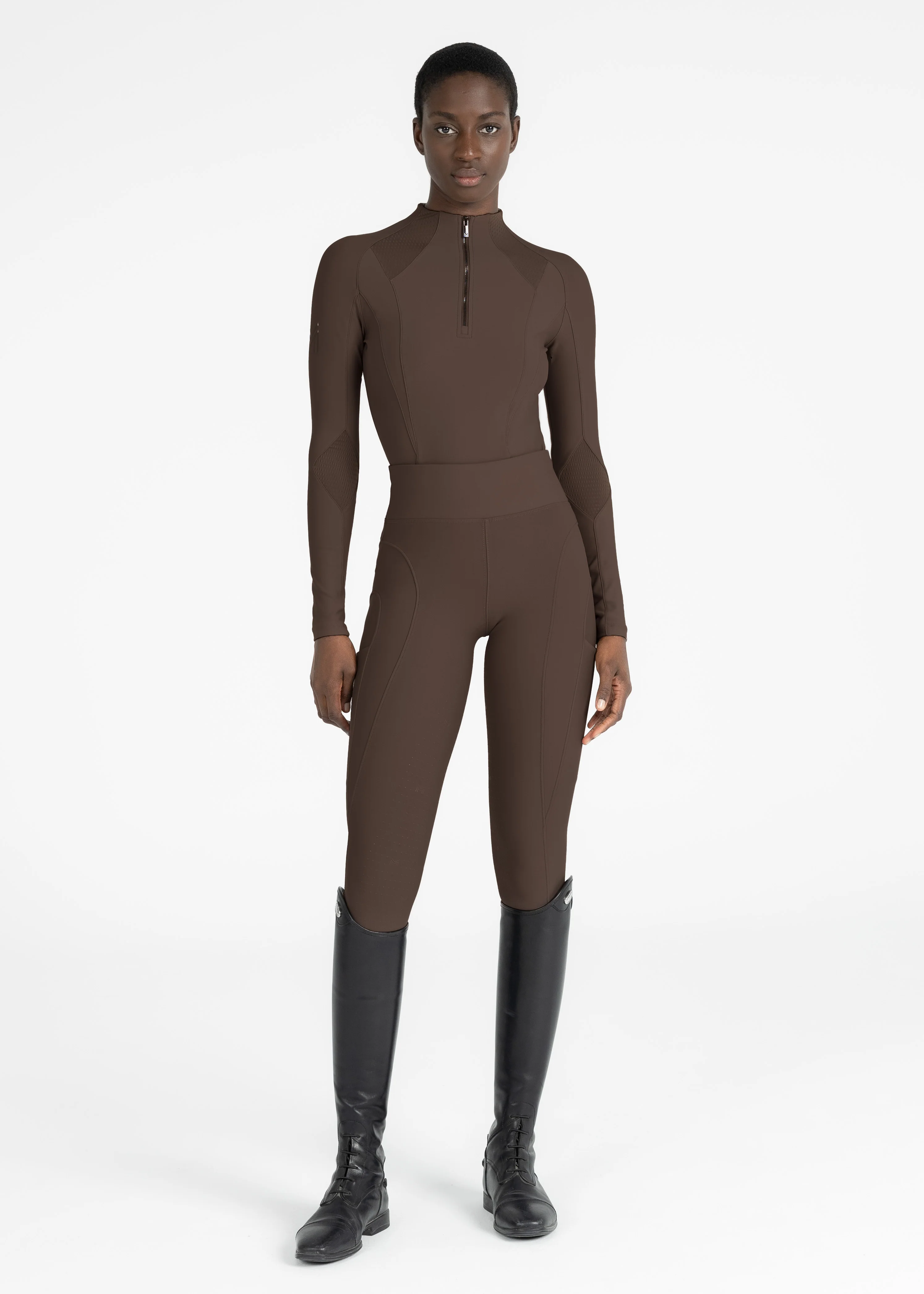 Outline Riding Leggings (Mocha) - Image 11
